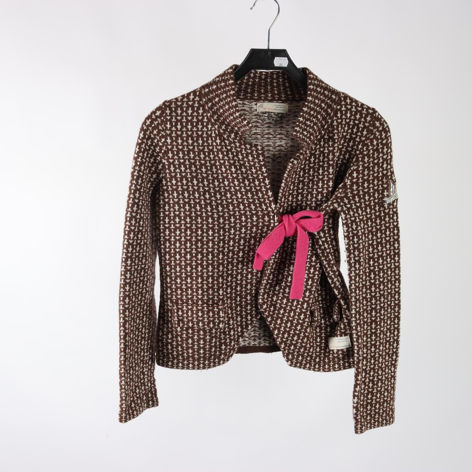 Kofta, Odd Molly, brun, vit, stl. 1 (S)