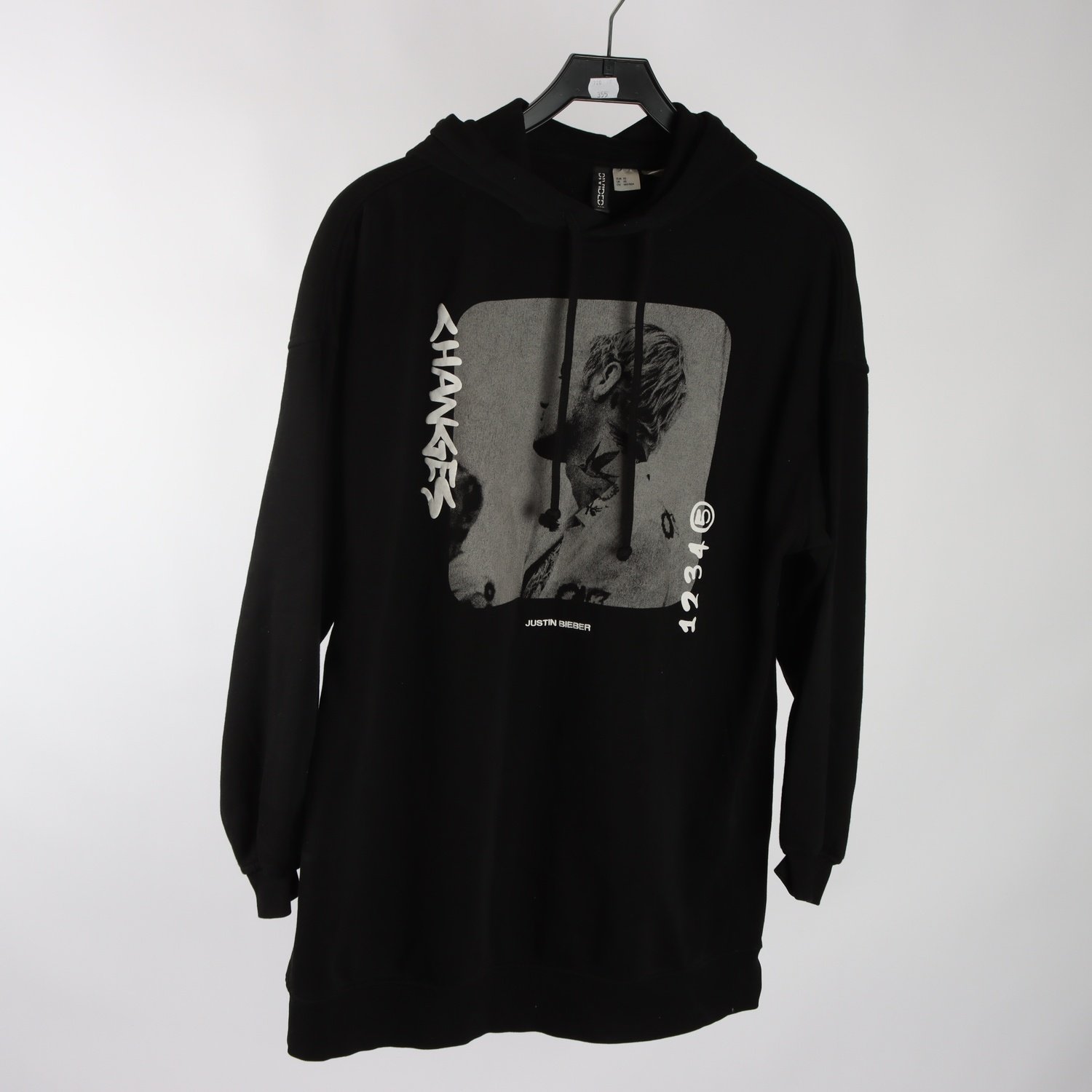 Hoodie, Divided, Justin Bieber, svart, stl. XS