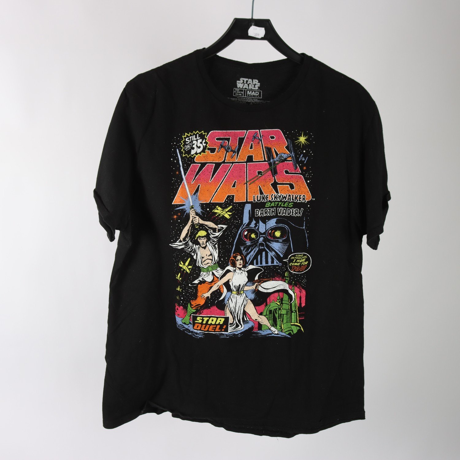 T-shirt, Star Wars, svart, mönstrad, stl. XL.
