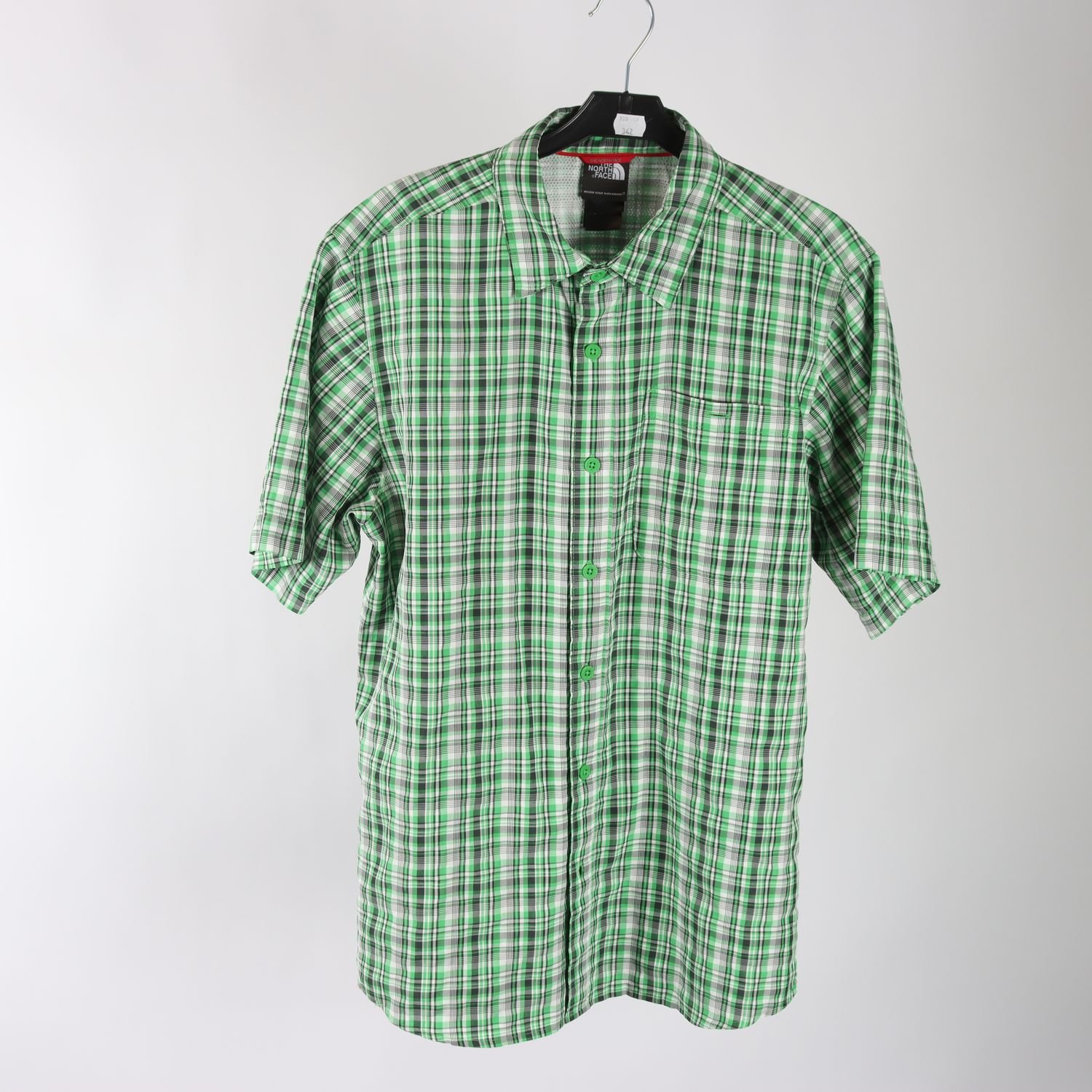 Skjorta, The North Face, rutig, grön, stl. M.