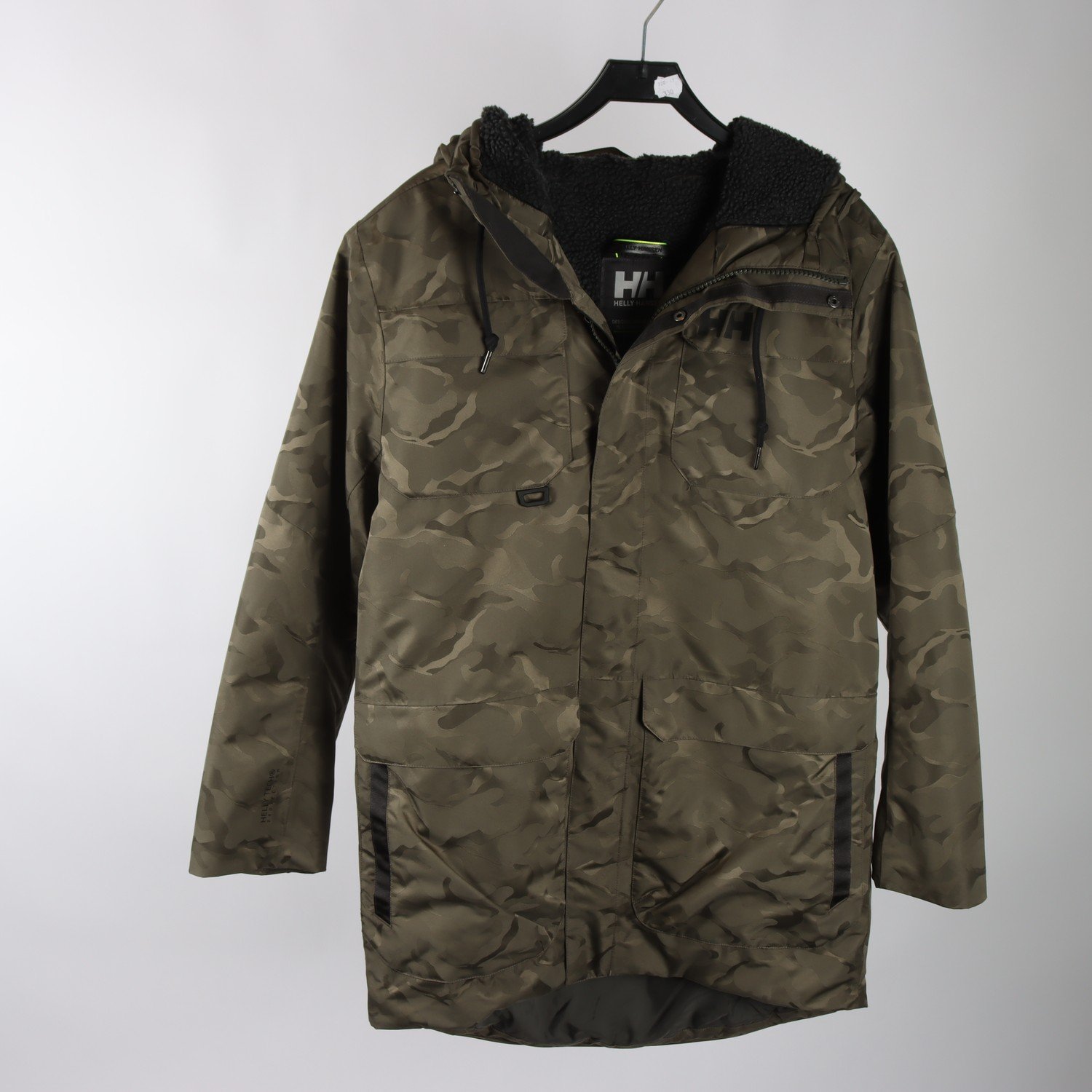 Vinterjacka, Helly Hansen, grön, camo, stl. M.