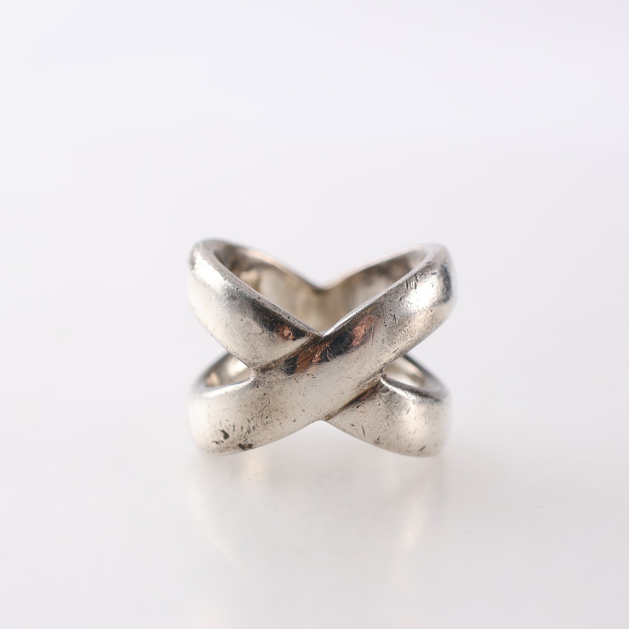 Ring, silver 925, modern form, vikt: 19.0g