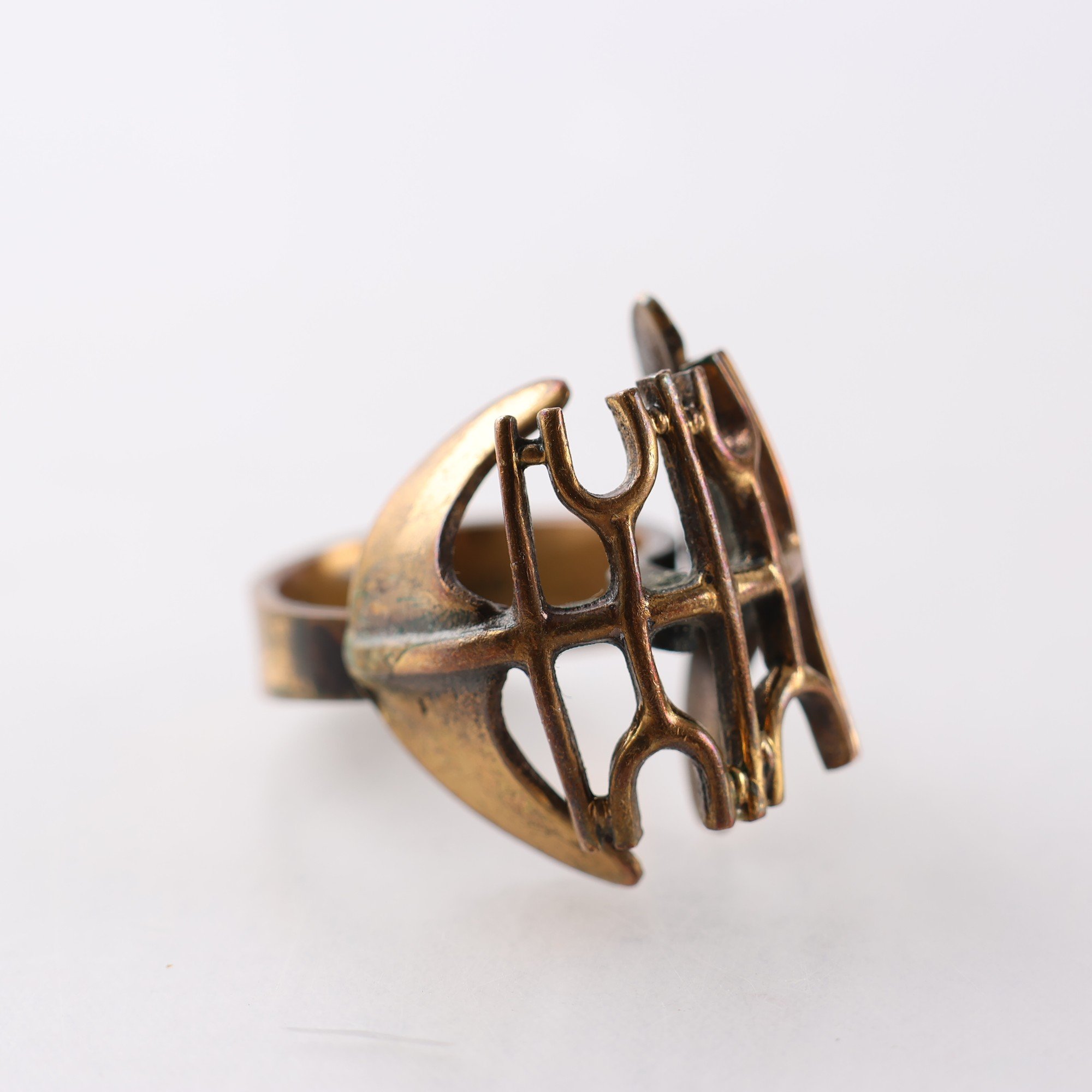 Ring, brons, 1970-tal, Finland, vintage