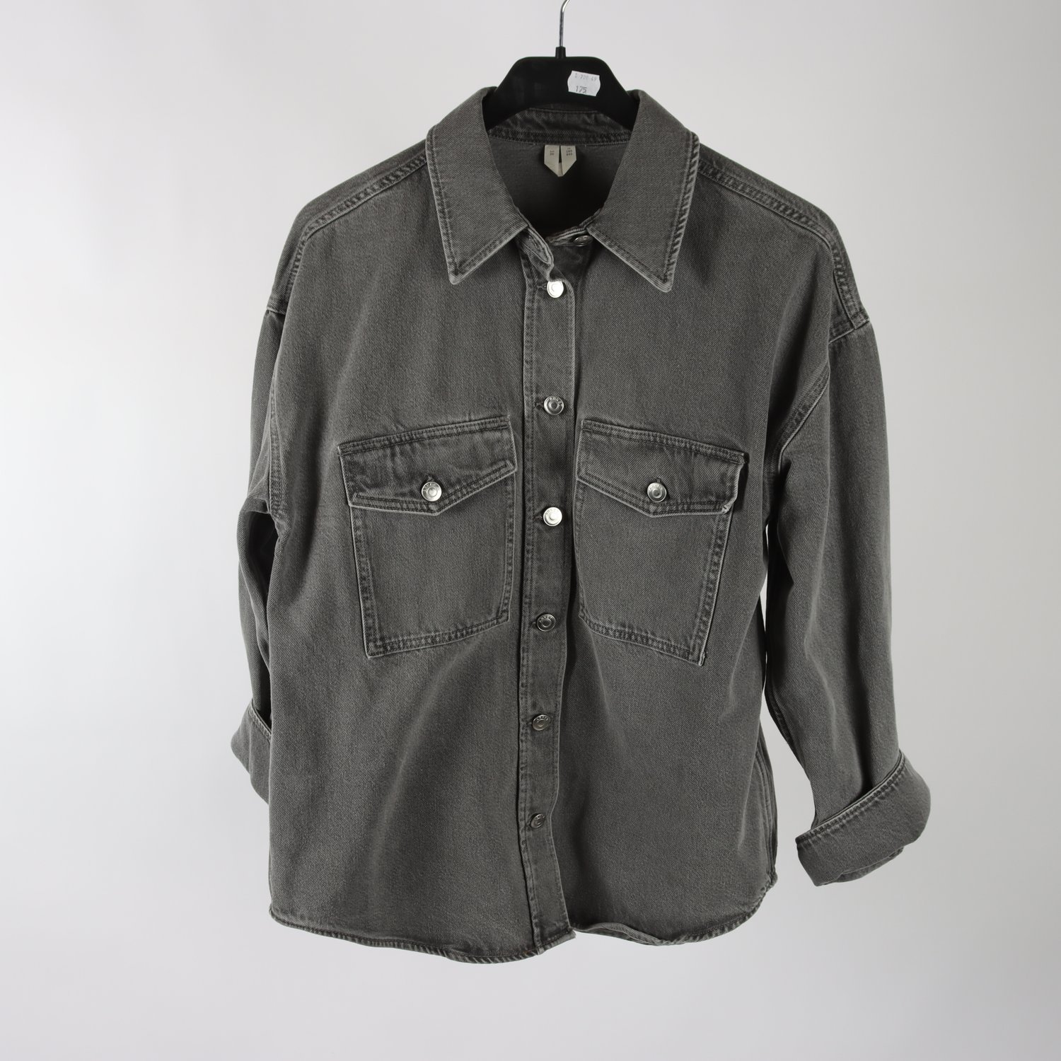 Overshirt, Arket, grå, stl. 36