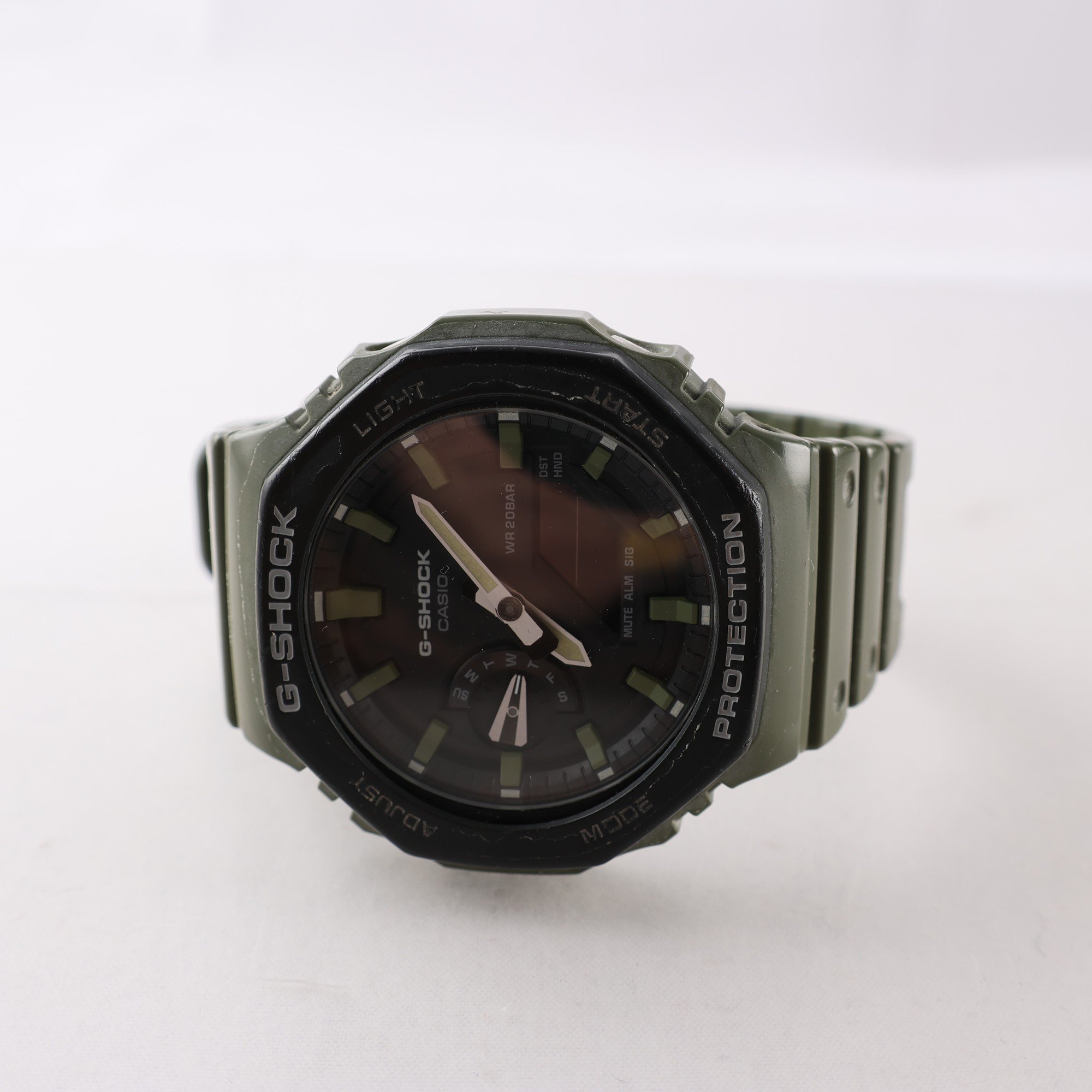 Armbandsur, silikon, Casio G Shock, grön