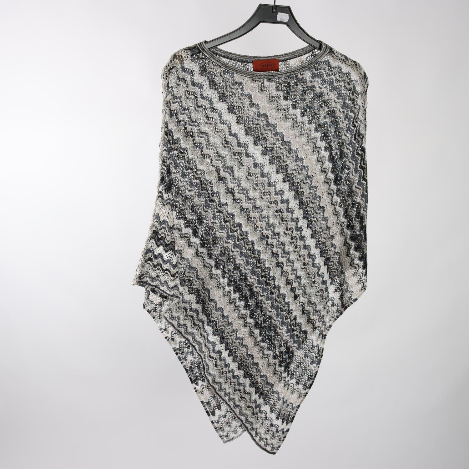Poncho, Missoni, flerfärgad, stl. One size