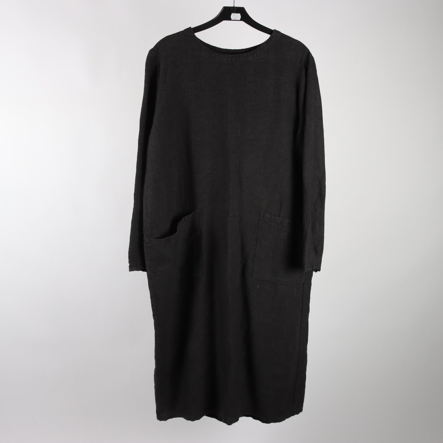 Klänning, Nygårdsanna, svart, lin, stl. M.