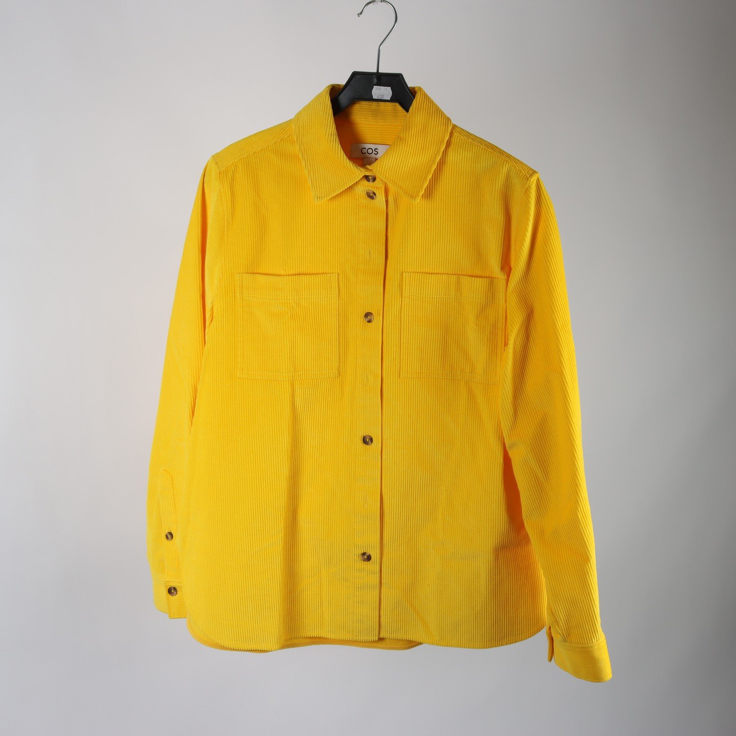 Skjorta, COS, gul, manchester, stl. 42.