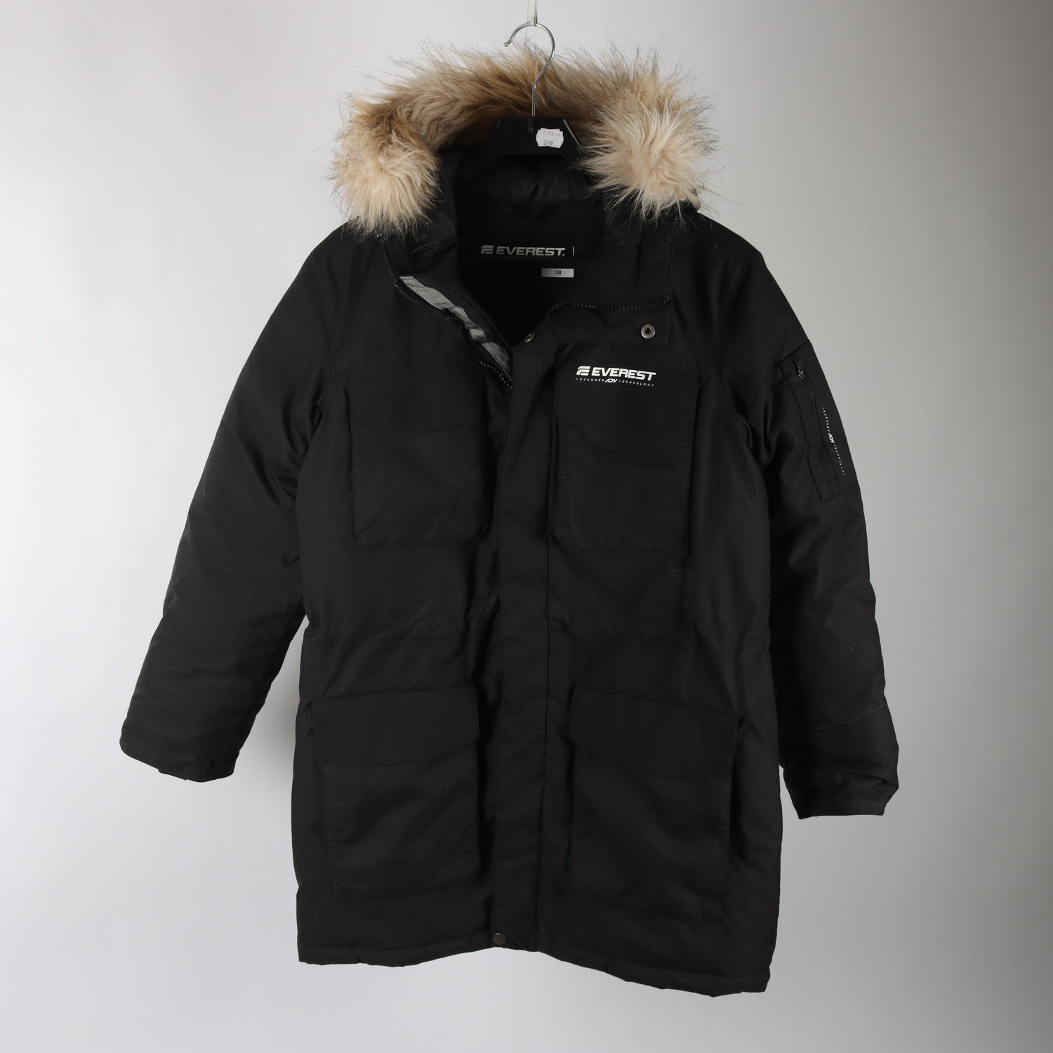 Jacka, Everest, svart, stl. 38