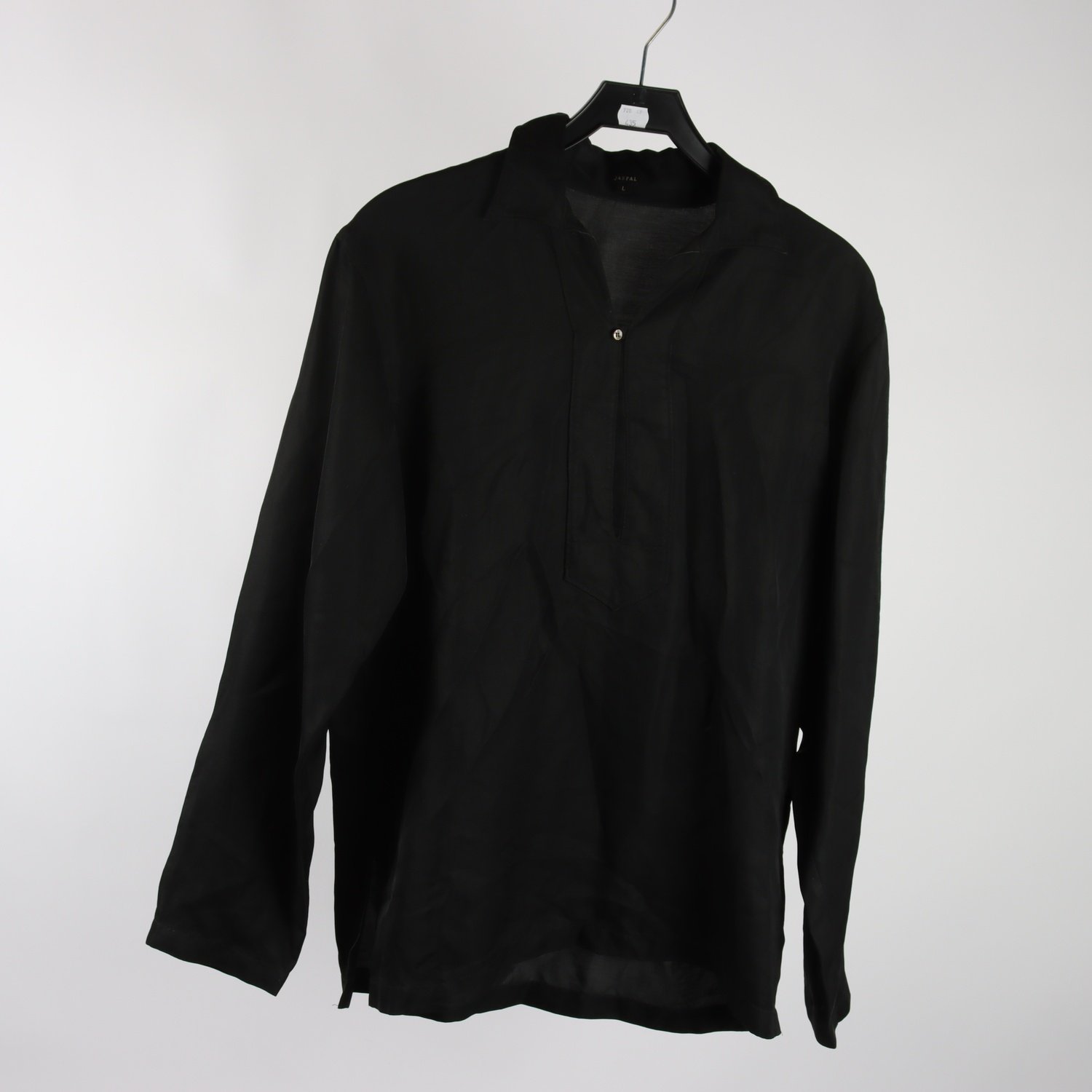 Blus, Jaspal, svart, 100% lin, stl. L.