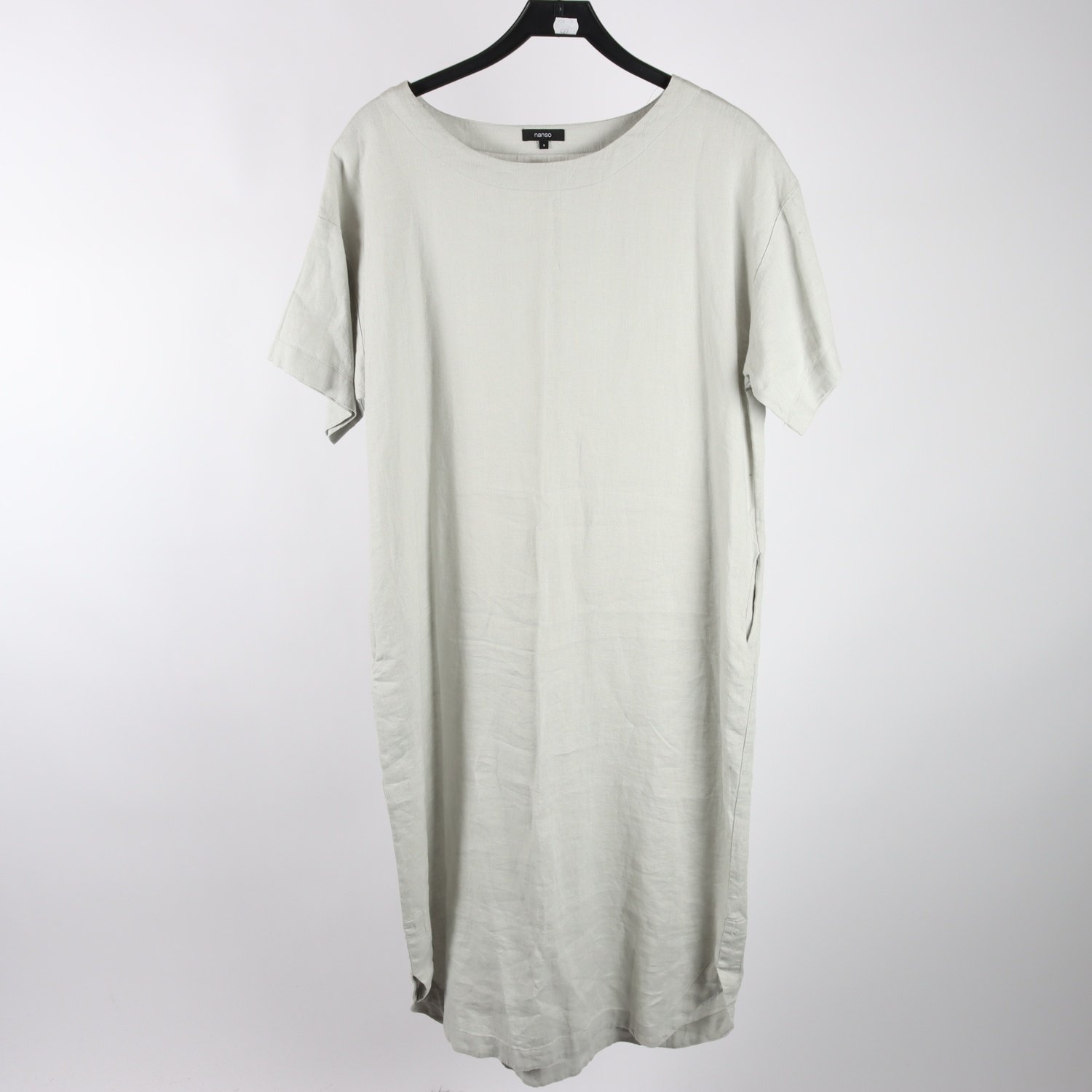 Klänning, Nanso, ljusgrön, lin, stl. S.