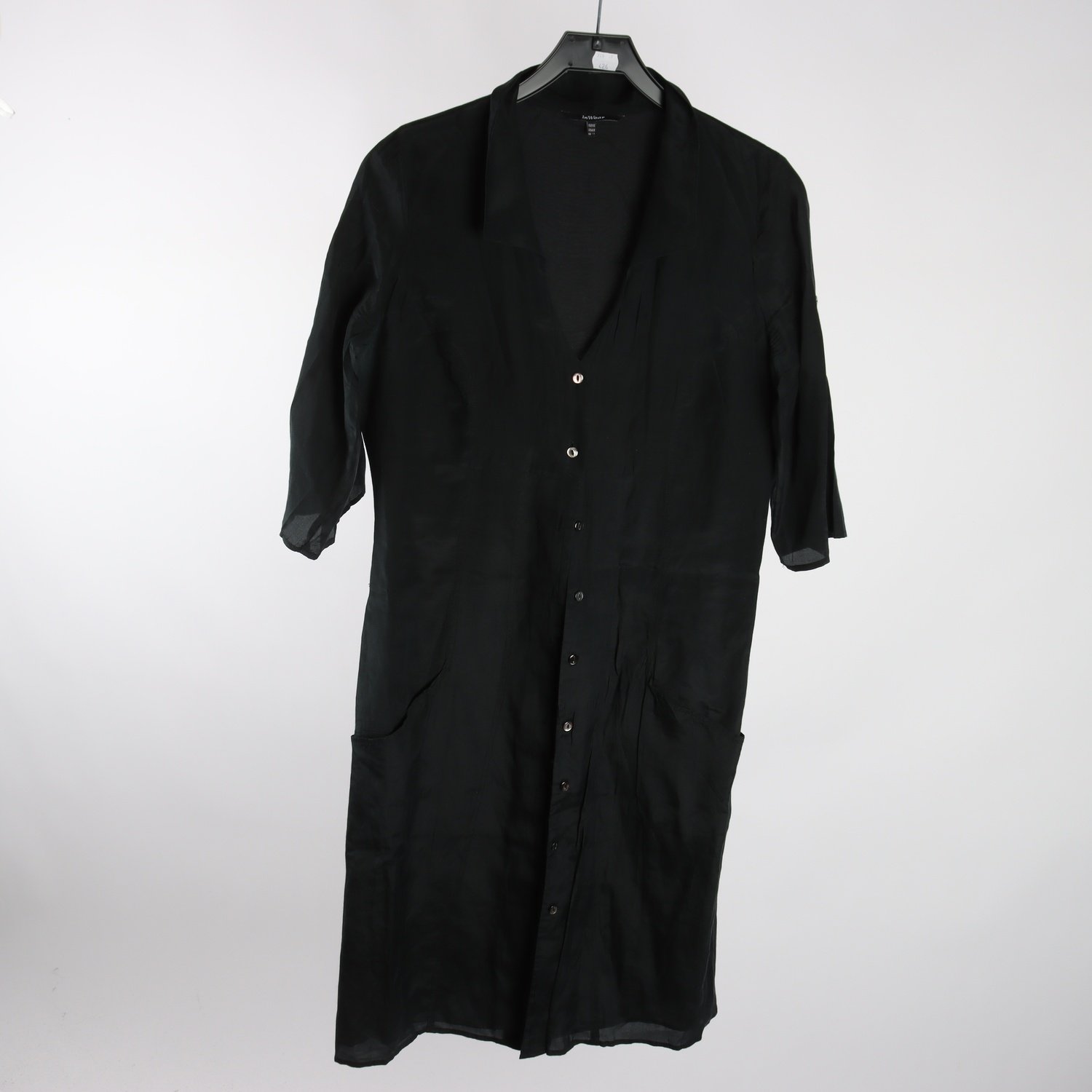 Klänning, InWear, svart, 55% silke, stl. 40.