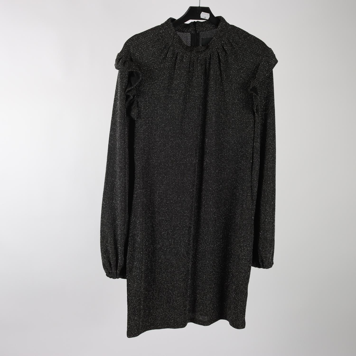 Klänning, Caddis Fly, svart, silver, stl. M