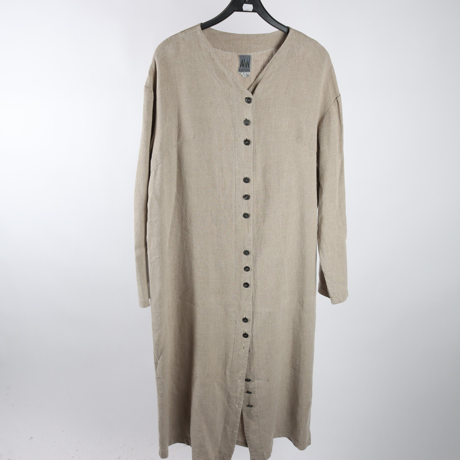 Klänning, Pure Nature, beige, 100% lin, stl. S.