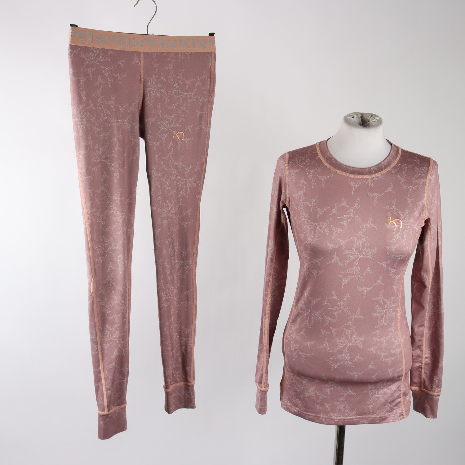 Träningsset/underställ, Kari Traa, gammelrosa, stl. S