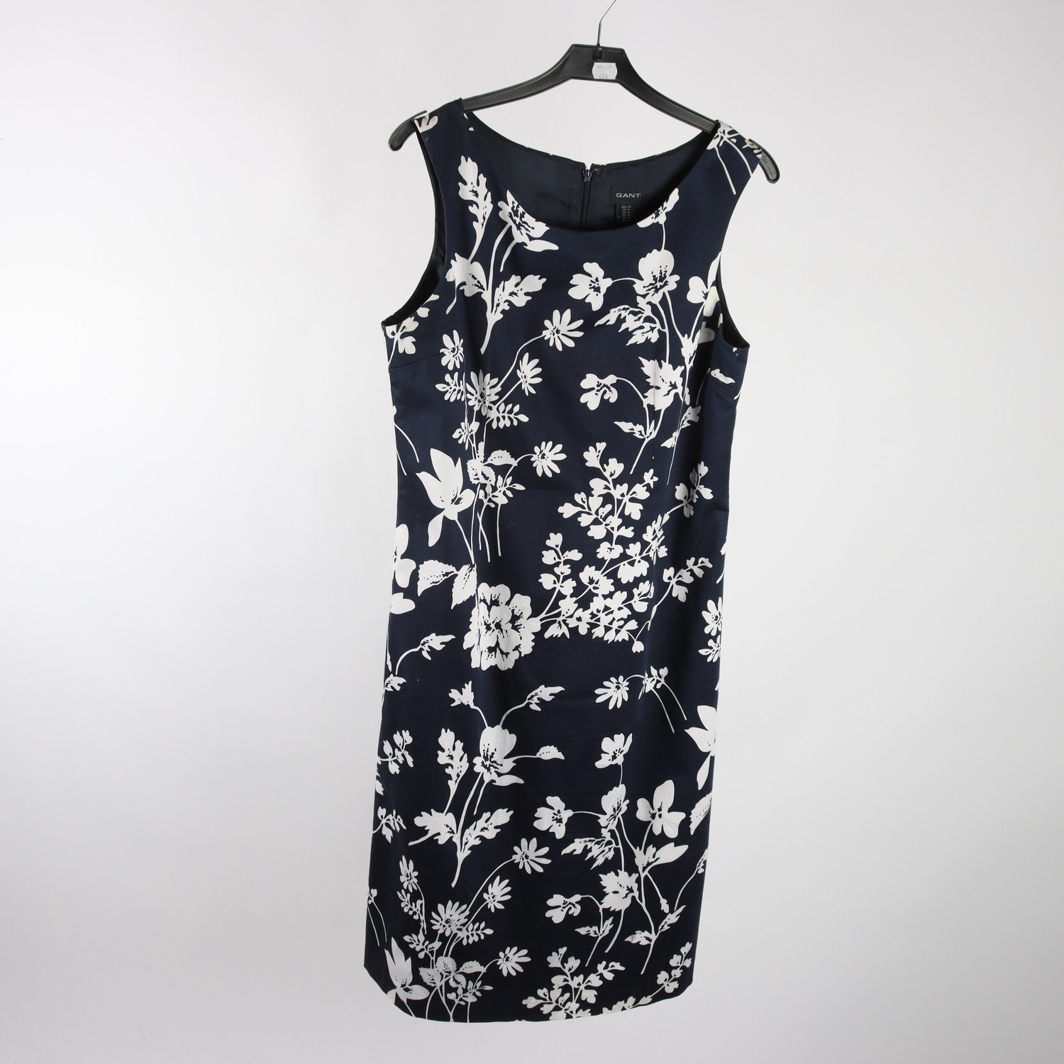 Klänning, Gant, blå, vit, stl. 40.