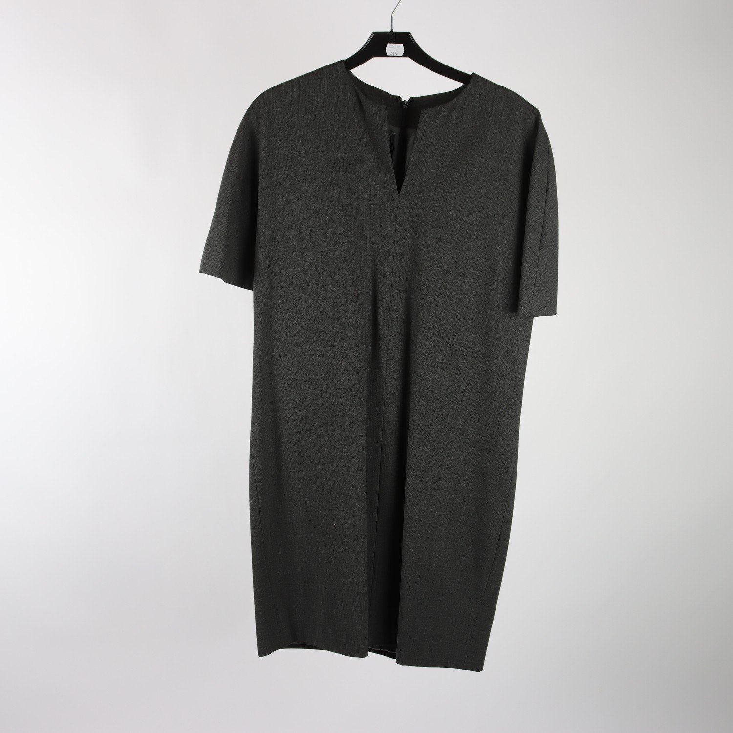 Klänning, Aspesi, grå, 96% ull, stl. 46.