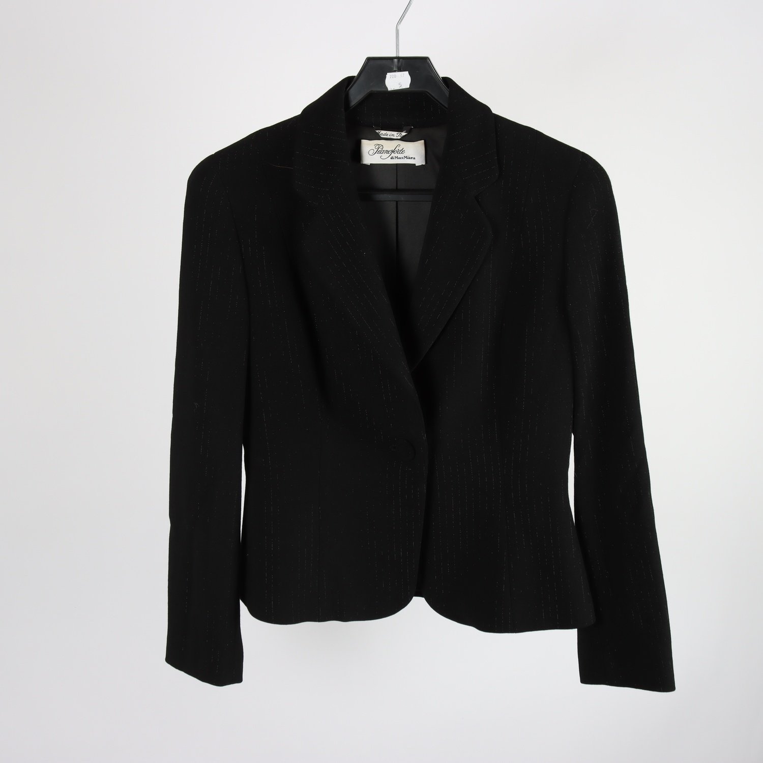 Kavaj, Pianoforte x Max Mara, svart, stl. 38