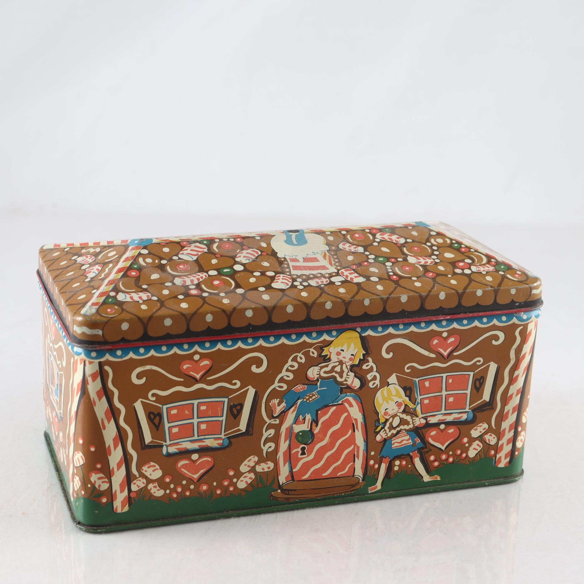 Plåtburk, pepparkakor, Pricks Fabriker, Tierp