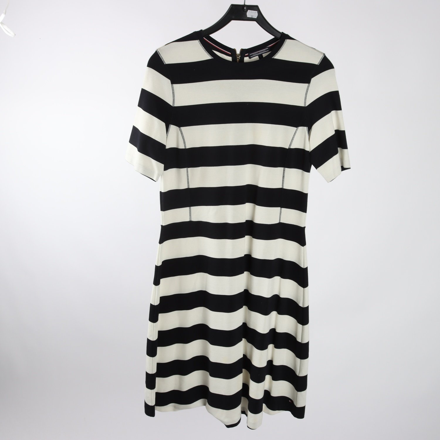 Klänning, Tommy Hilfiger, blå, vit, randig, stl. L