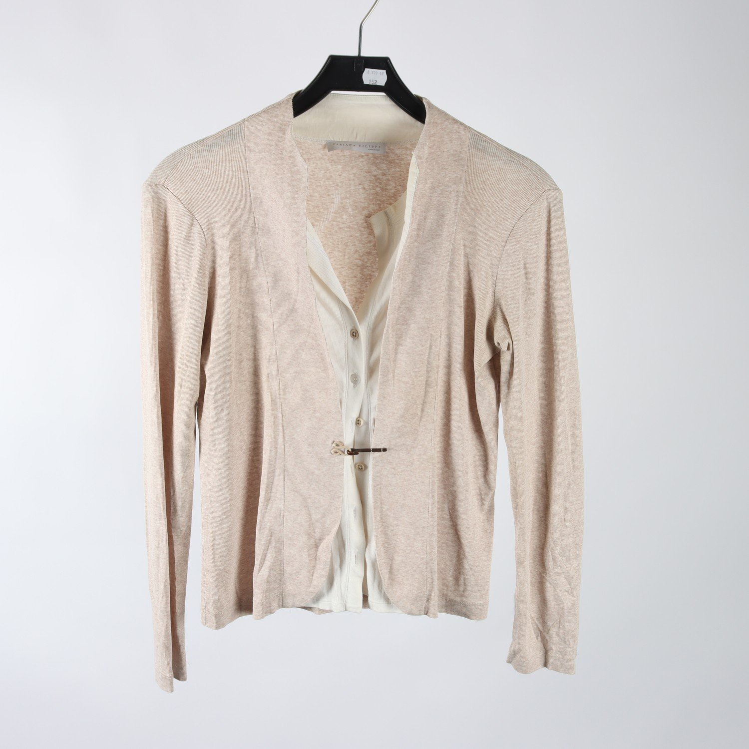 Kofta, Fabiana Filippi, beige, vit, stl. 38