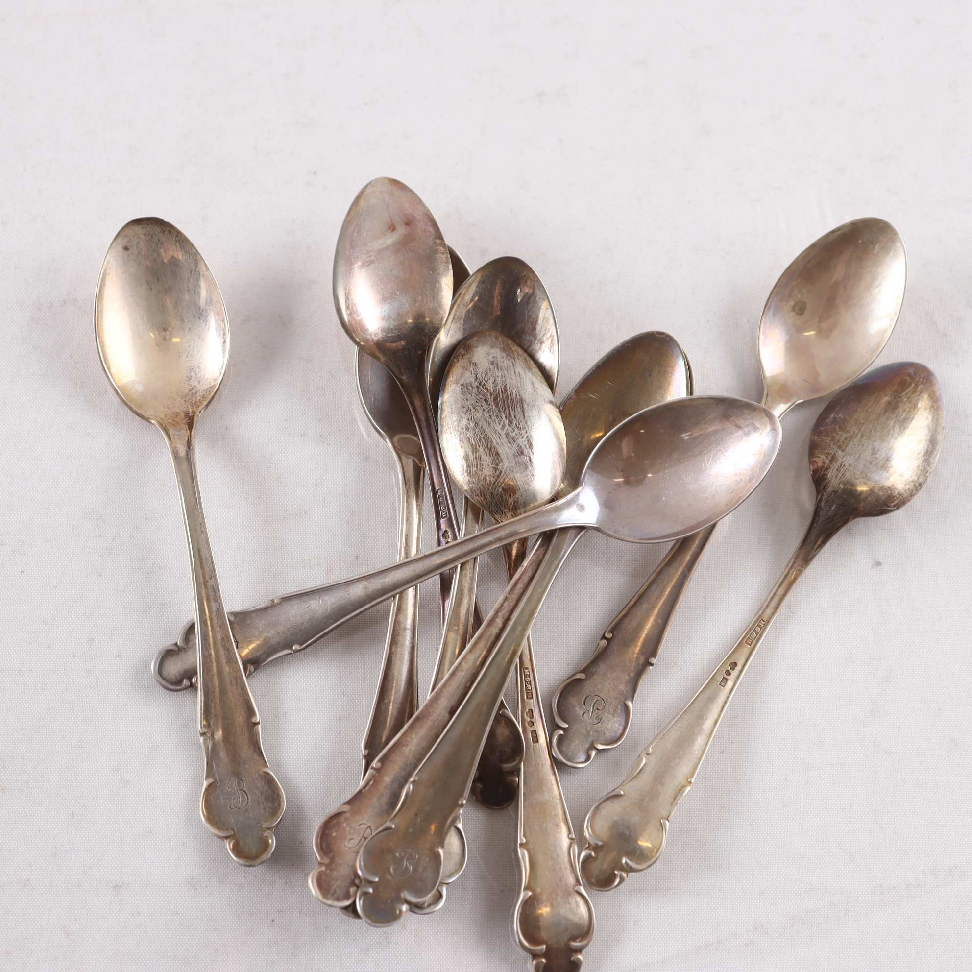 Moccaskedar, silver, MGAB, Uppsala, 1945, 11 st