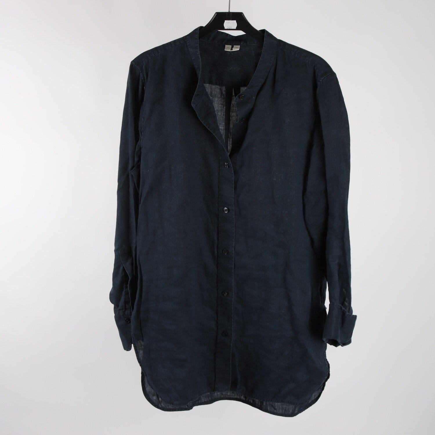 Blus, Arket, blå, lin, stl. 42.