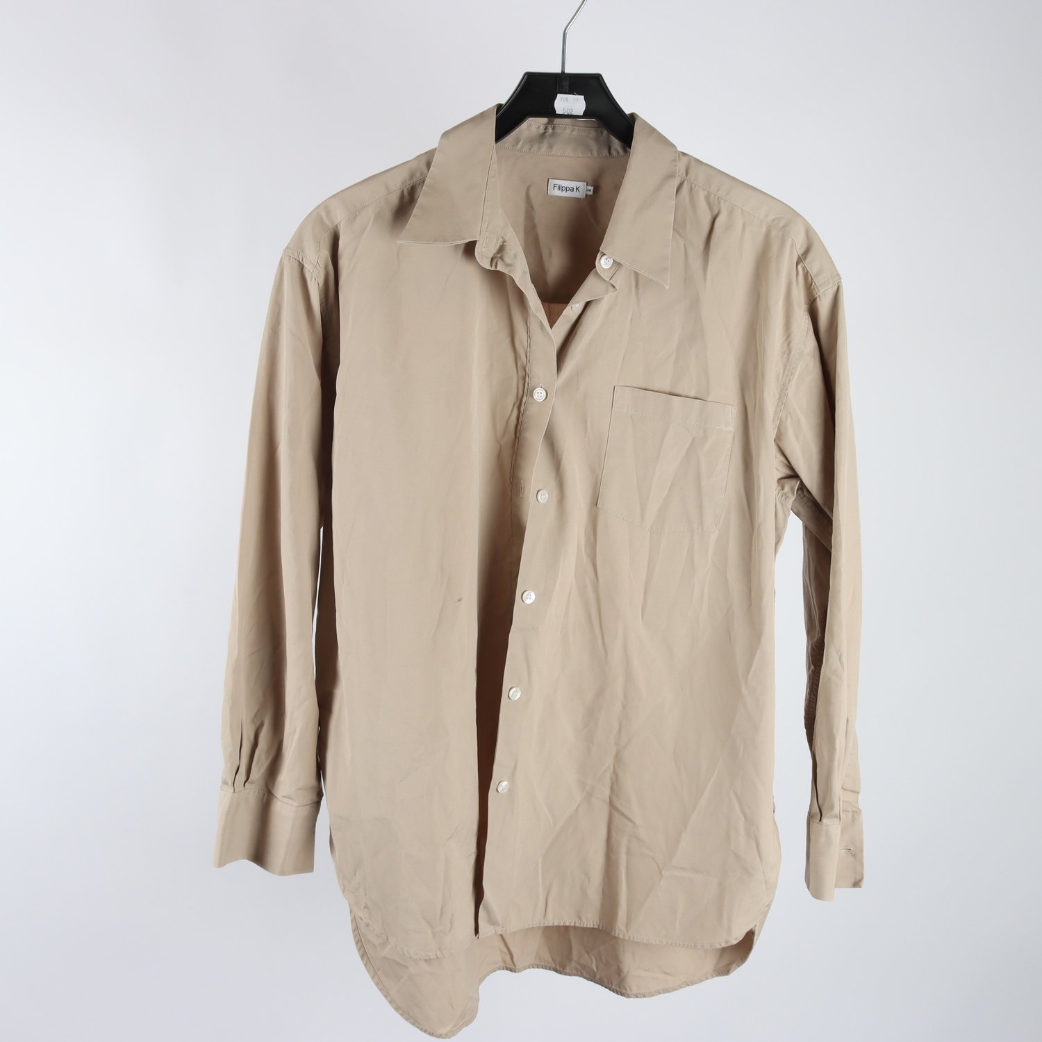 Blus, Filippa K, beige, stl. 38.