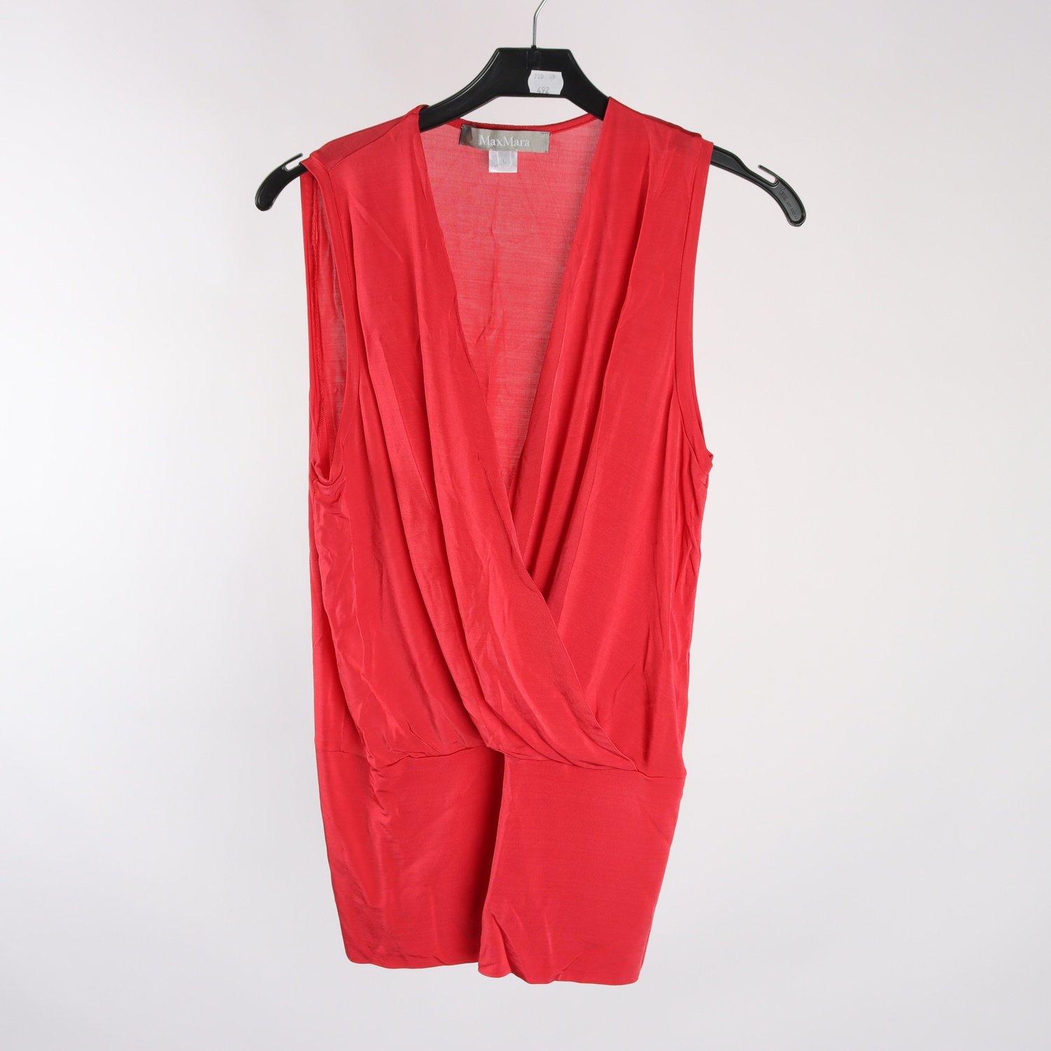 Linne, MaxMara, ljusröd, stl. L.