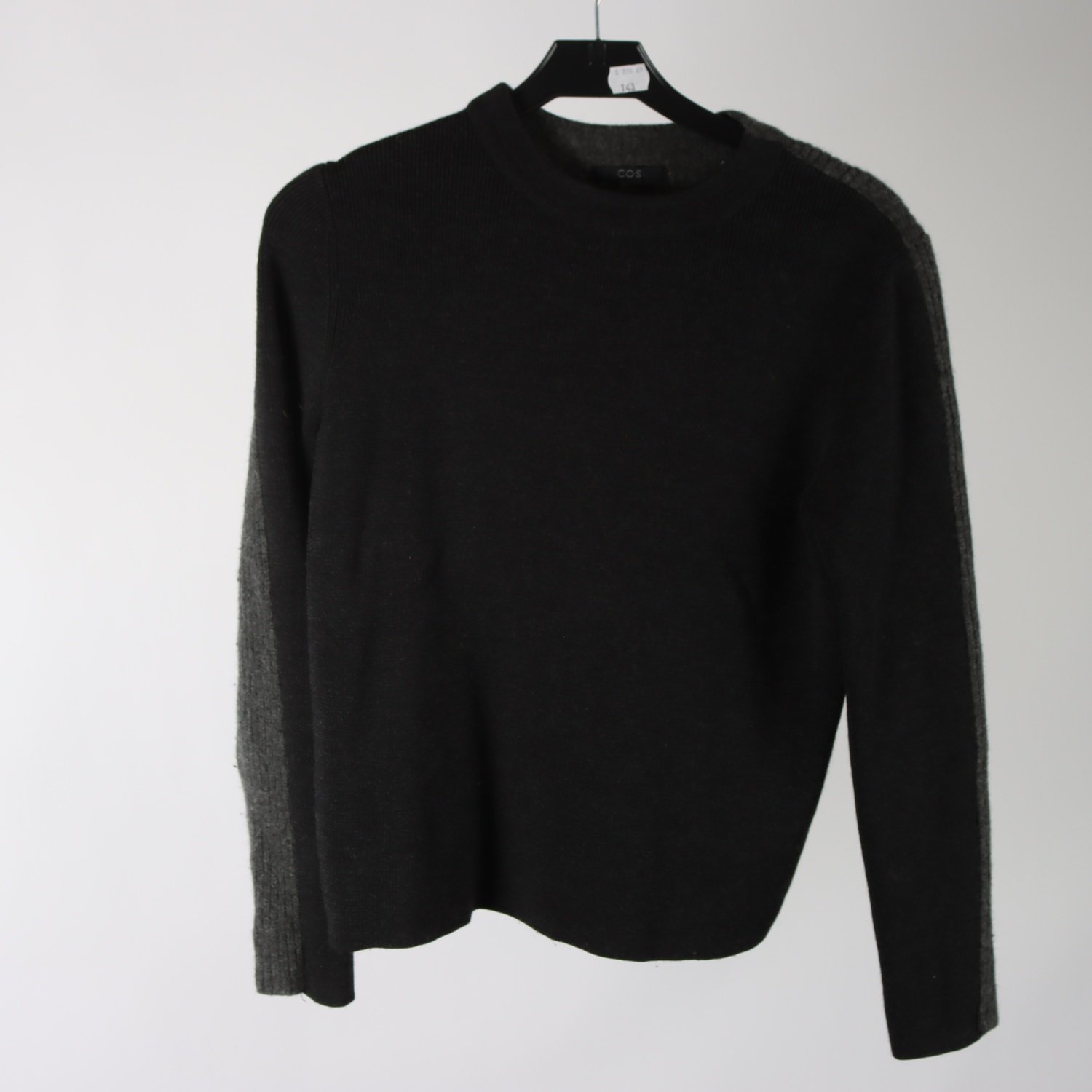 Tröja, COS, grå, svart, stl. S