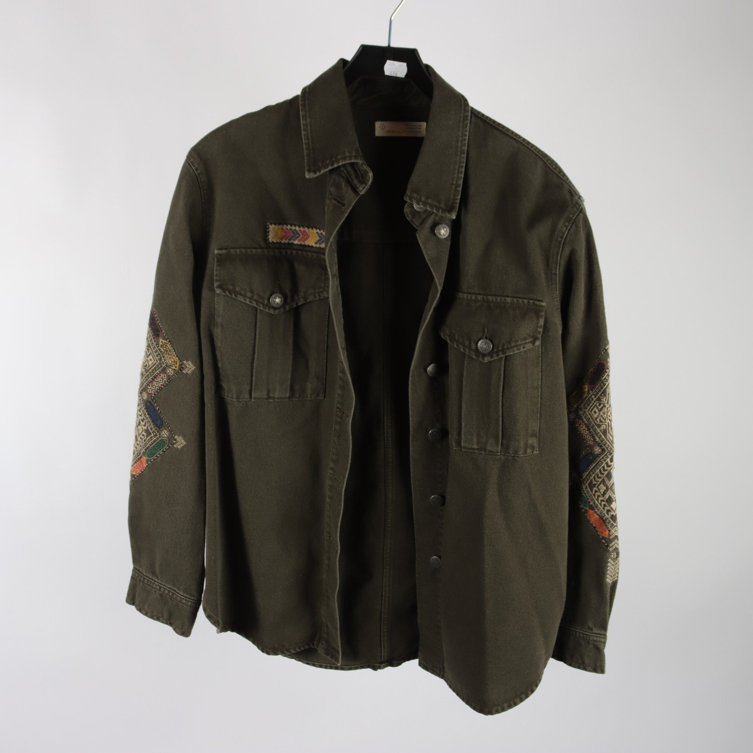 Jeansskjorta, Odd Molly, grön, stl. S.