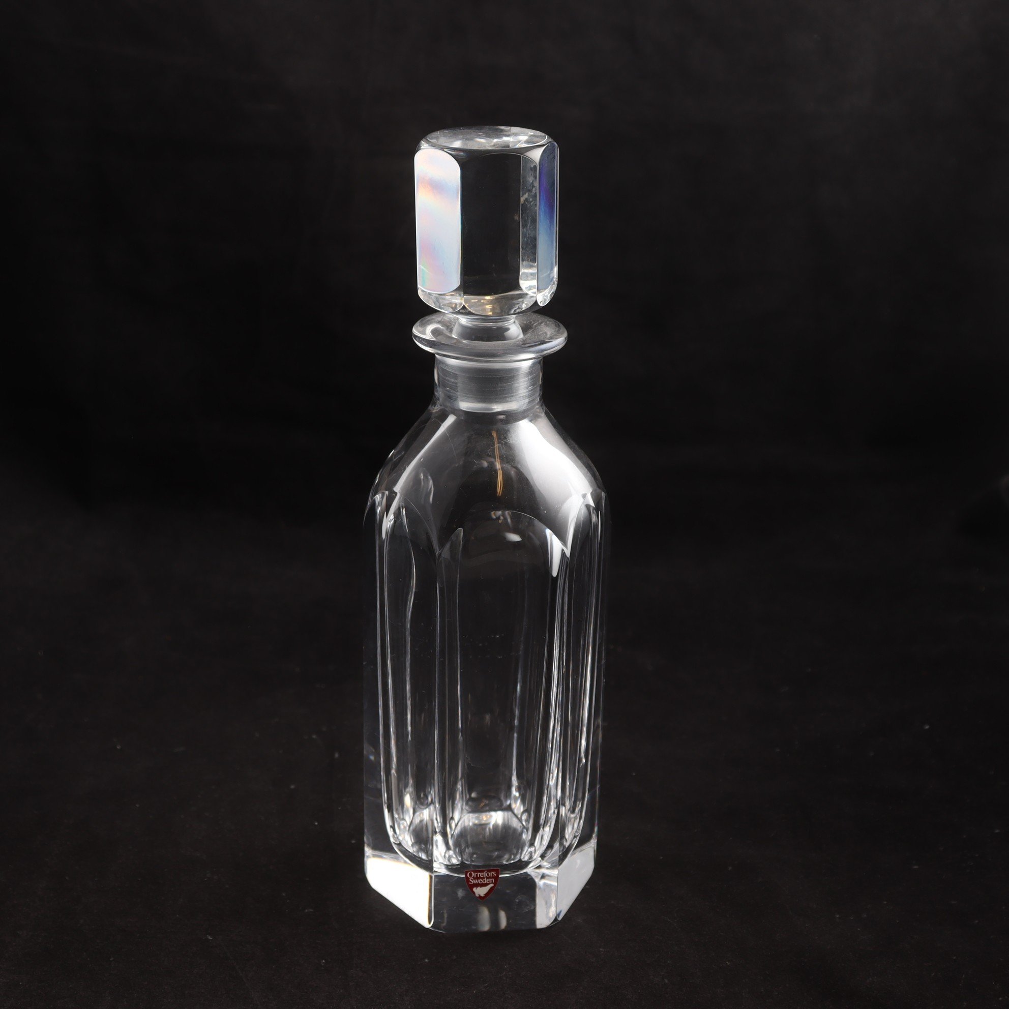 Karaff, Olle Alberius, Orrefors, signerad. Samfraktas ej.