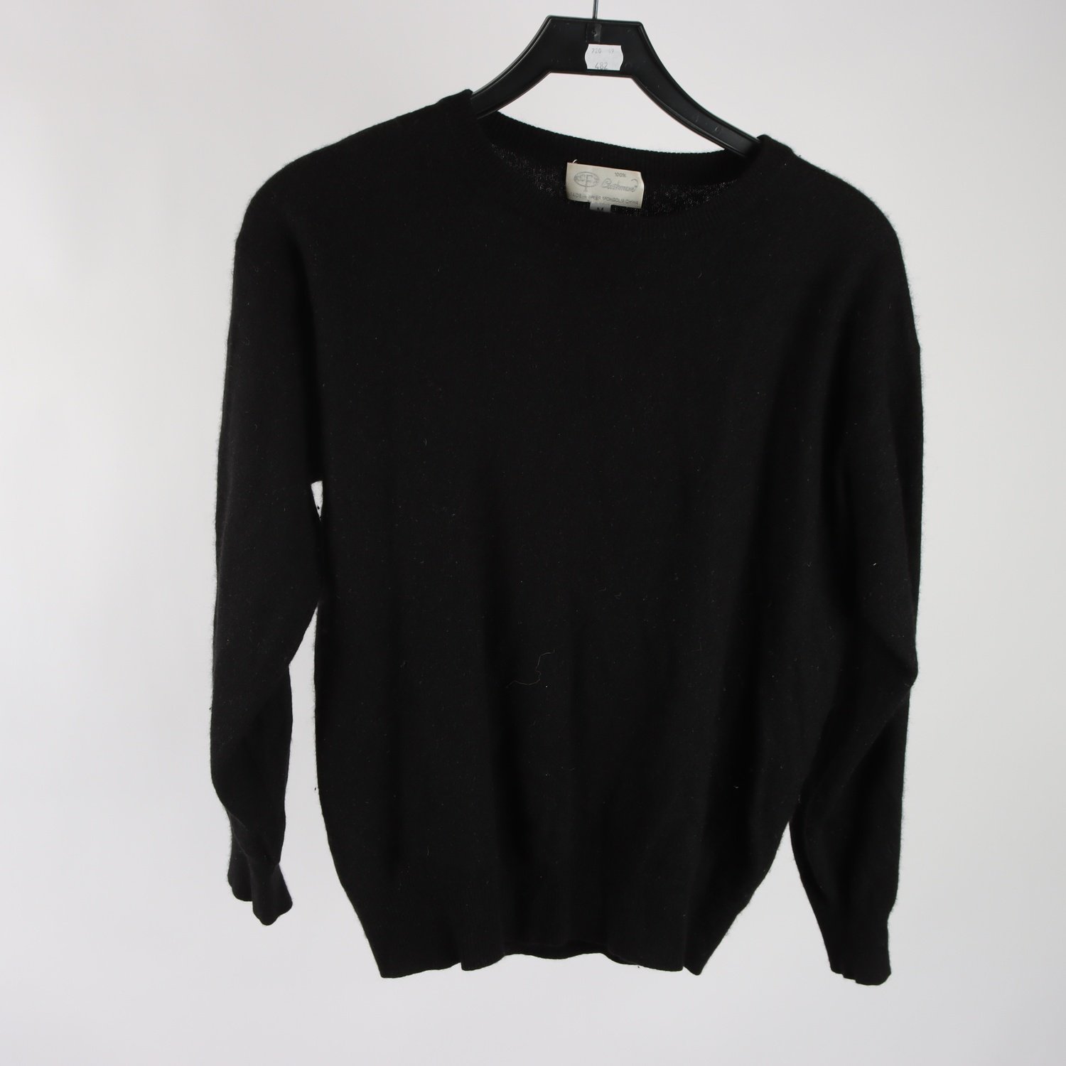 Tröja, CF, svart, cashmere, stl. M.