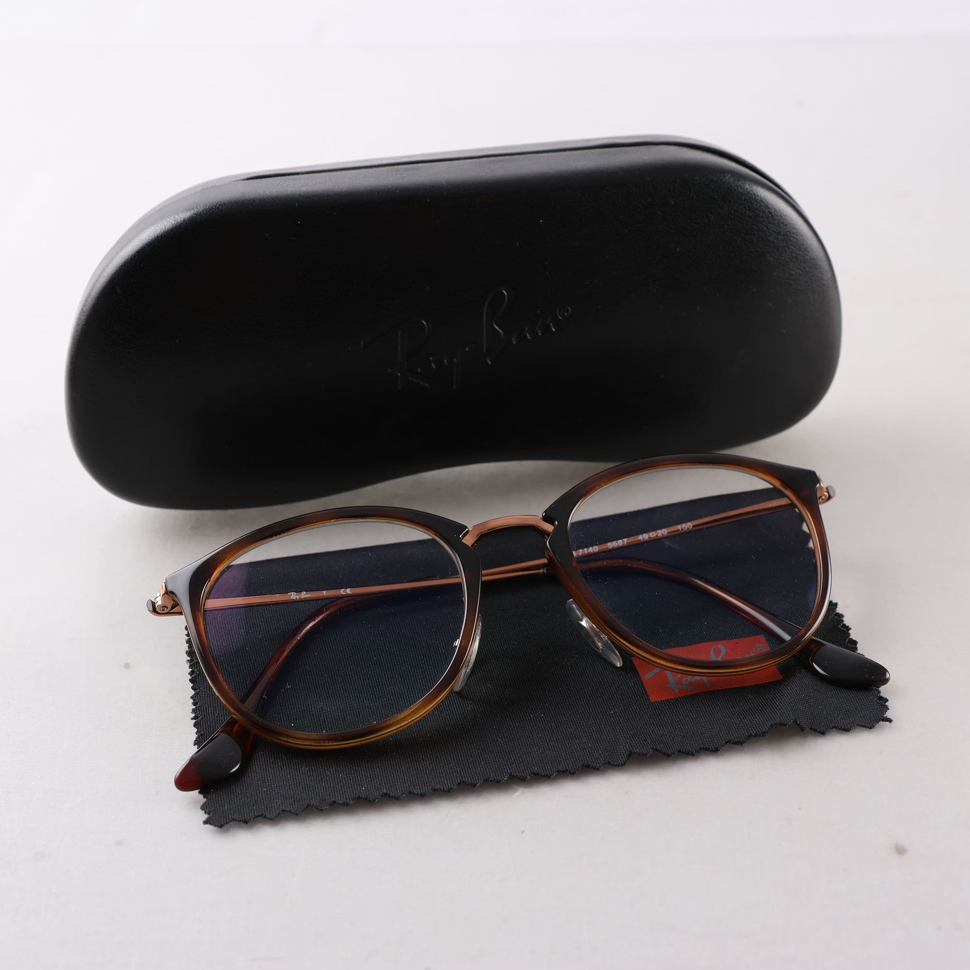 Glasögonbågar, acetat, metall, Ray Ban