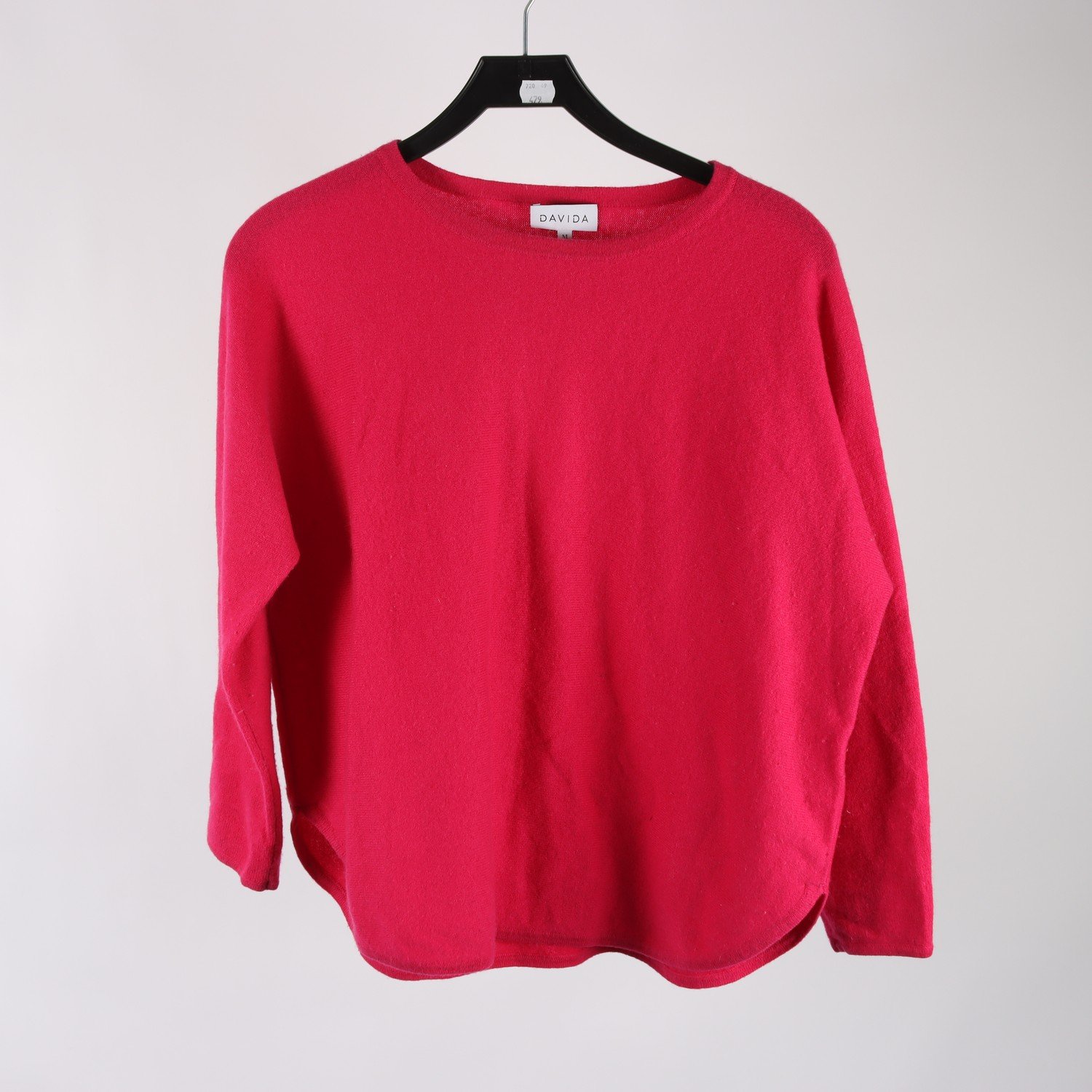 Tröja, Davida, rosa, cashmere, stl. M.