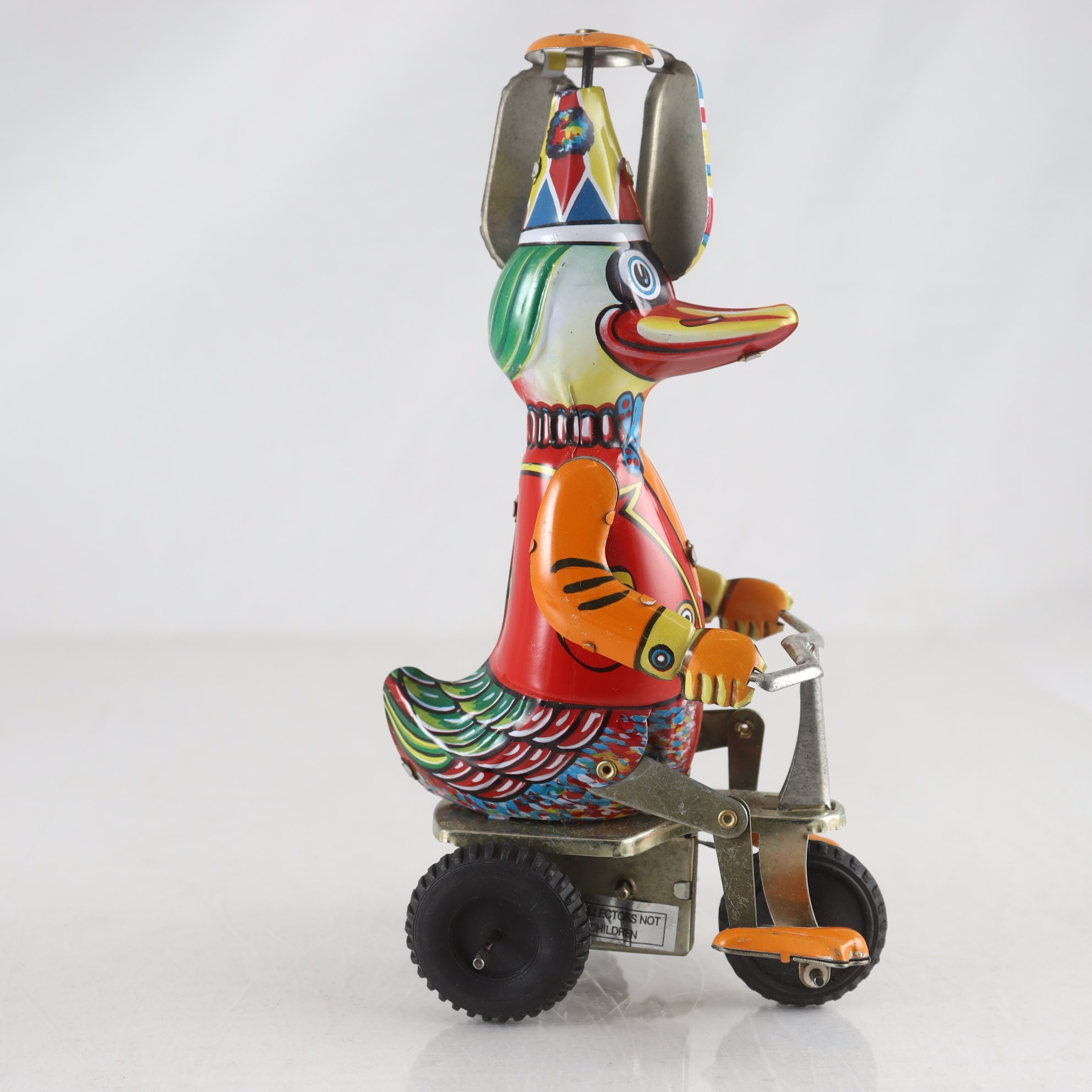 Duck on Trike/Bike. Plåtleksak