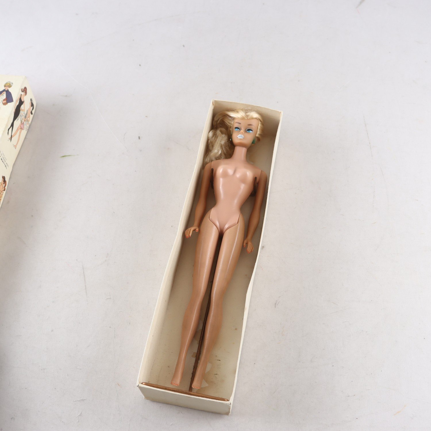 Docka, Barbie mattel, 1950 talet.