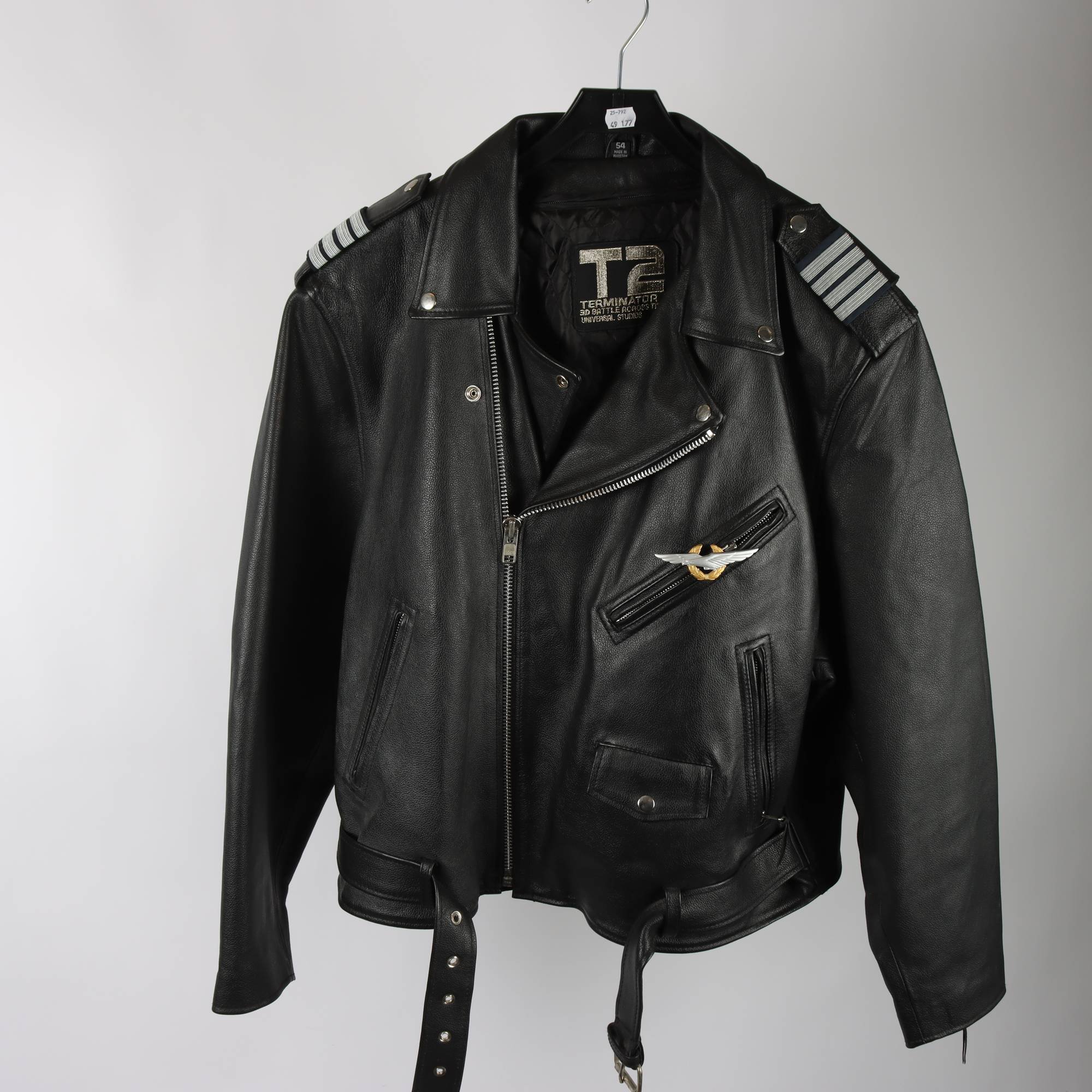 Jacka, Terminator 2, läder, stl. 54
