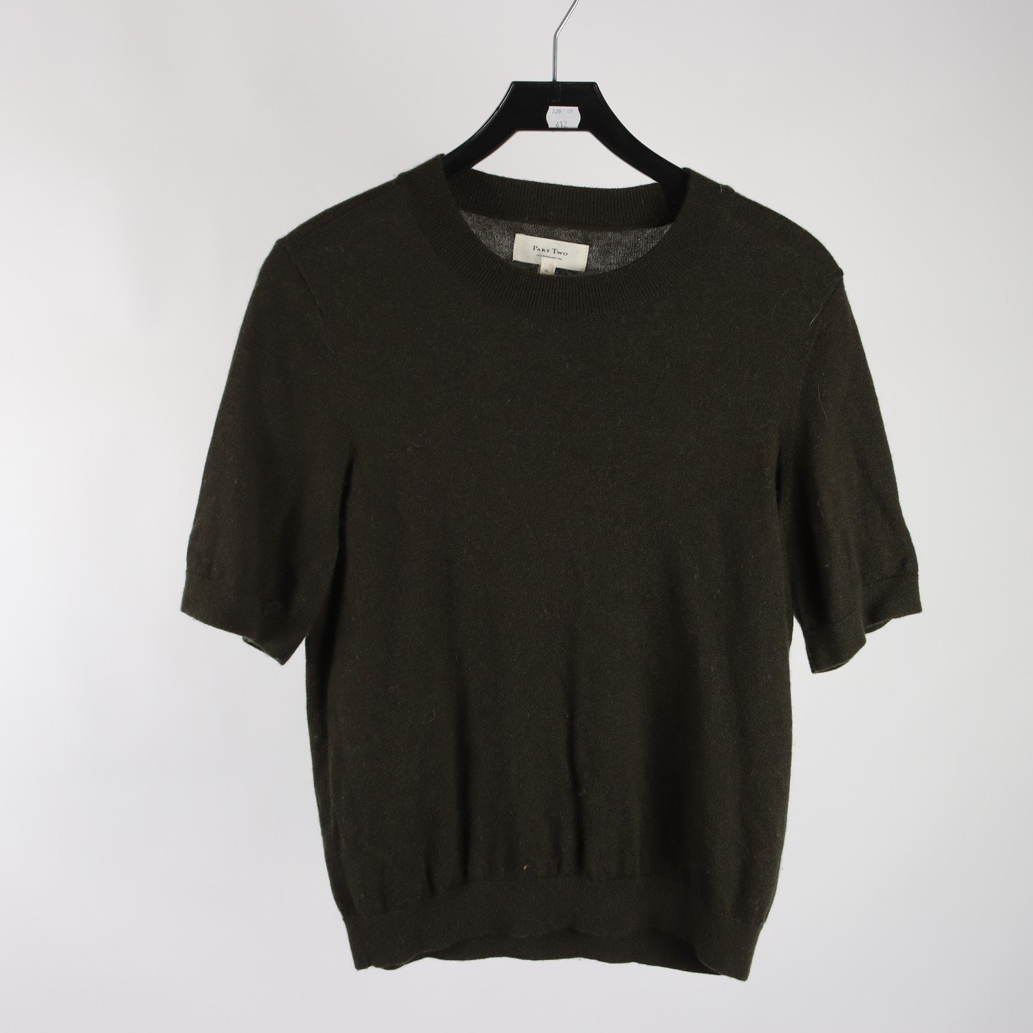 Tröja, Part Two, mörkgrön, ull, cashmere, stl. XL