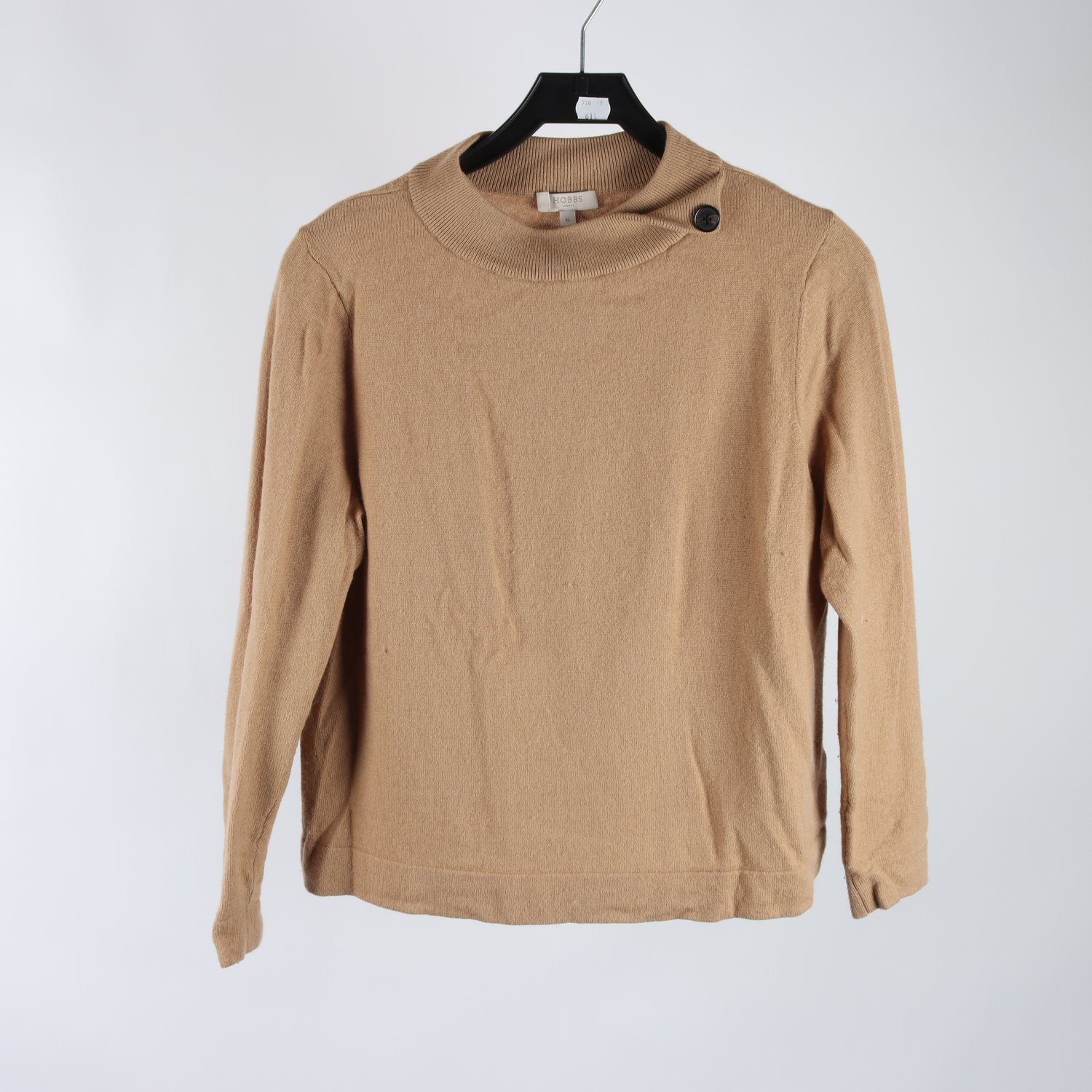 Tröja, Hobbs, beige, ull, cashmere, stl. XL