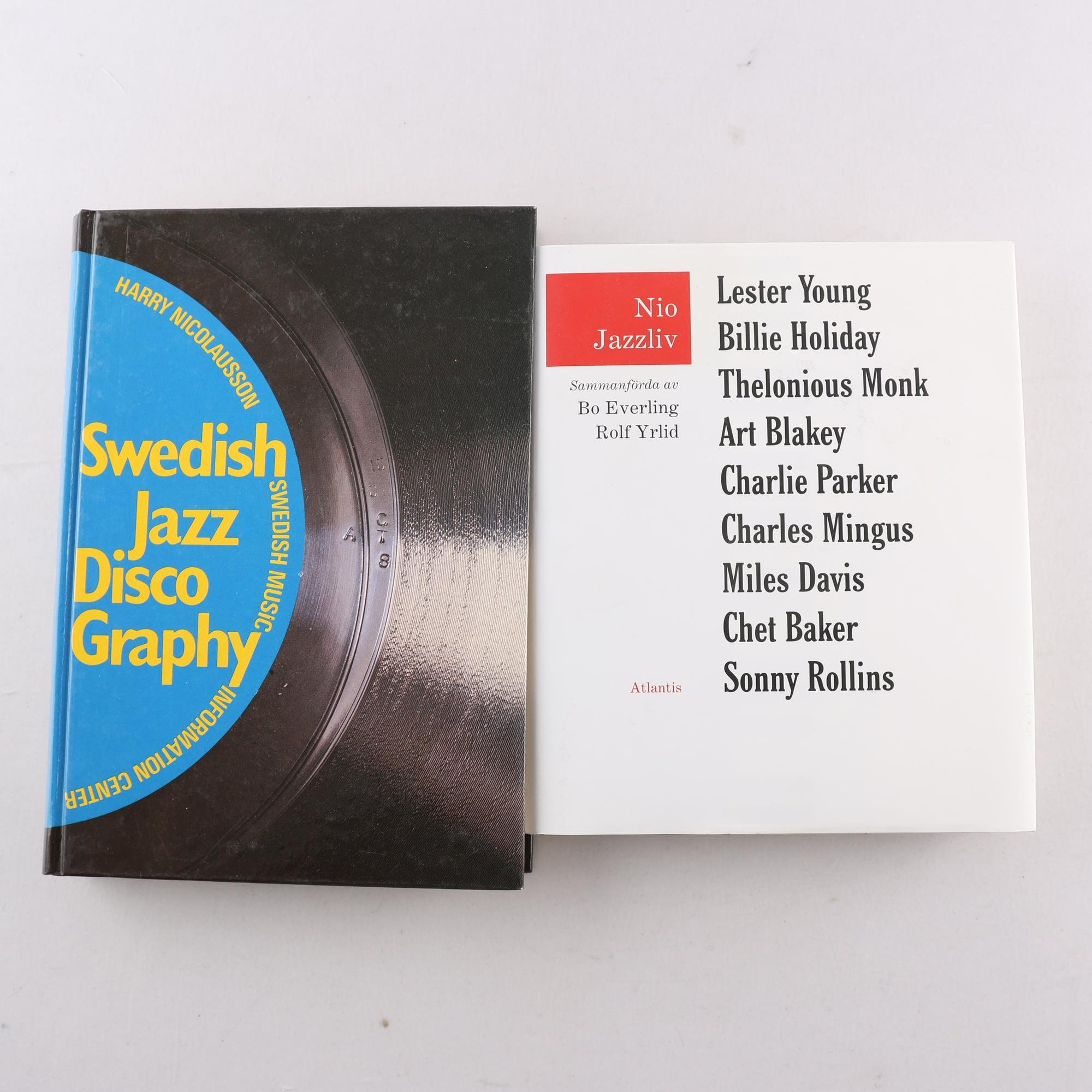 Bokpaket, Jazz, Nio Jazzliv & Swedish Jazz Discography