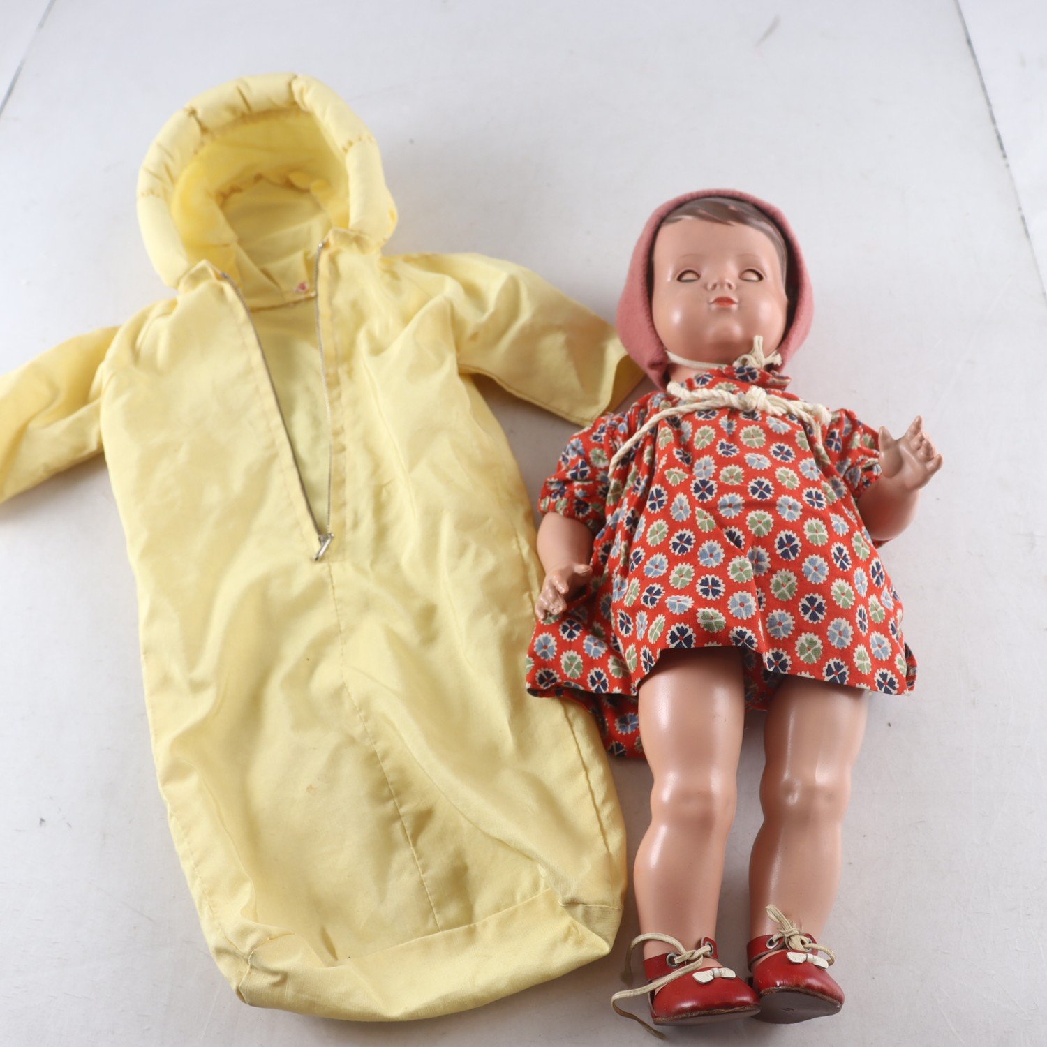 Docka, Sköldpaddsdocka, celluloid, 1930 talet.