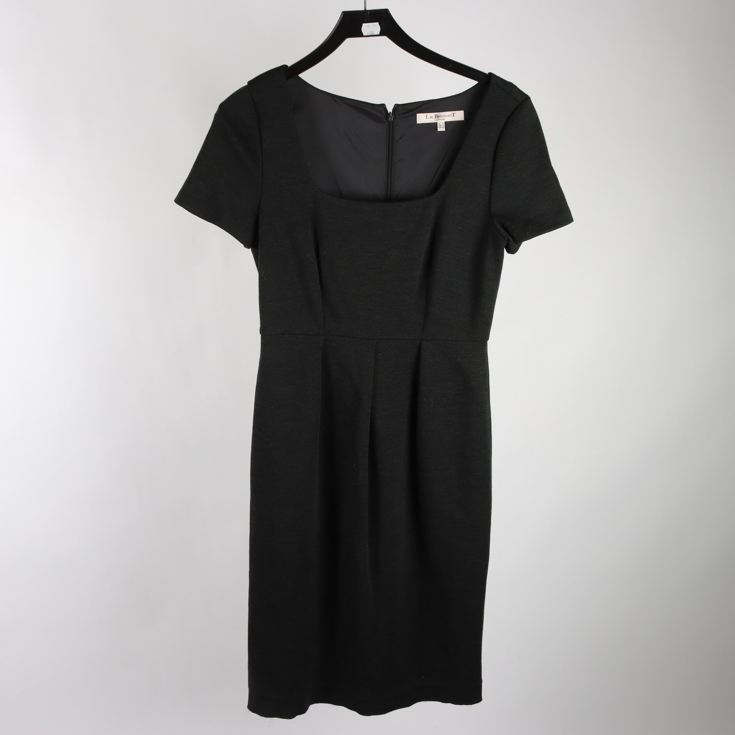 Klänning, L.K. Bennett, svart, 100% ull, stl. 38.