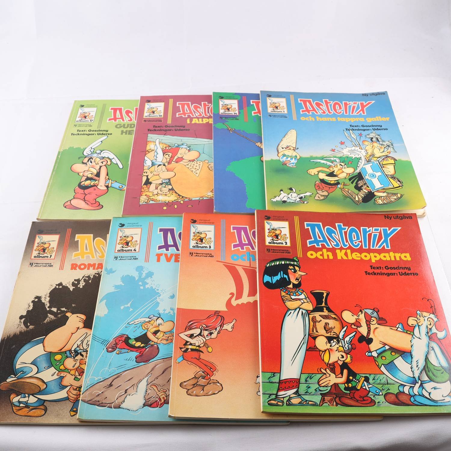 Asterix, Album, 8 volymer