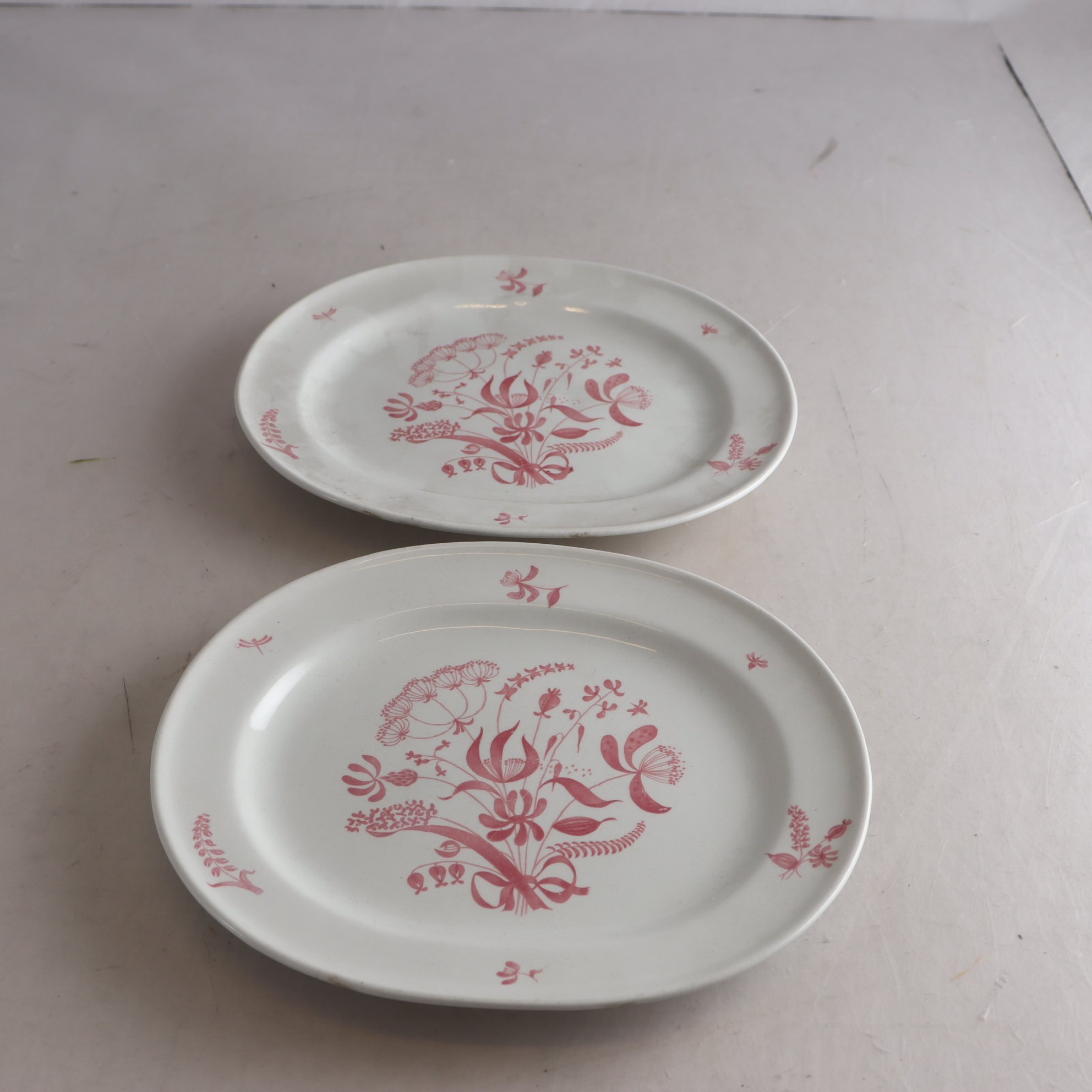 Tallrikar, Rosett, Stig Lindberg, Gustavsberg, 1951-1957, 2 st