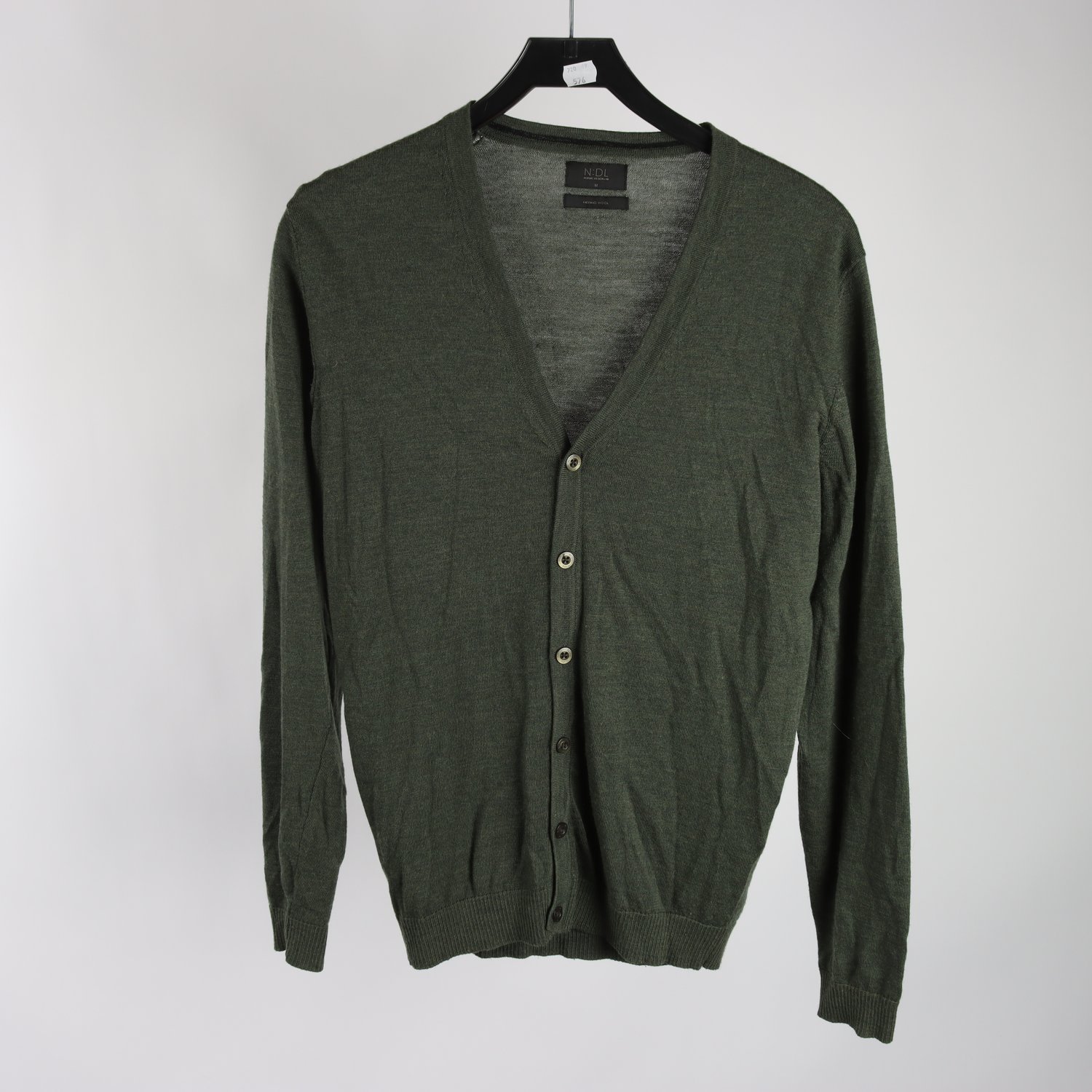 Kofta, N:DL, grön, ull, stl. M.