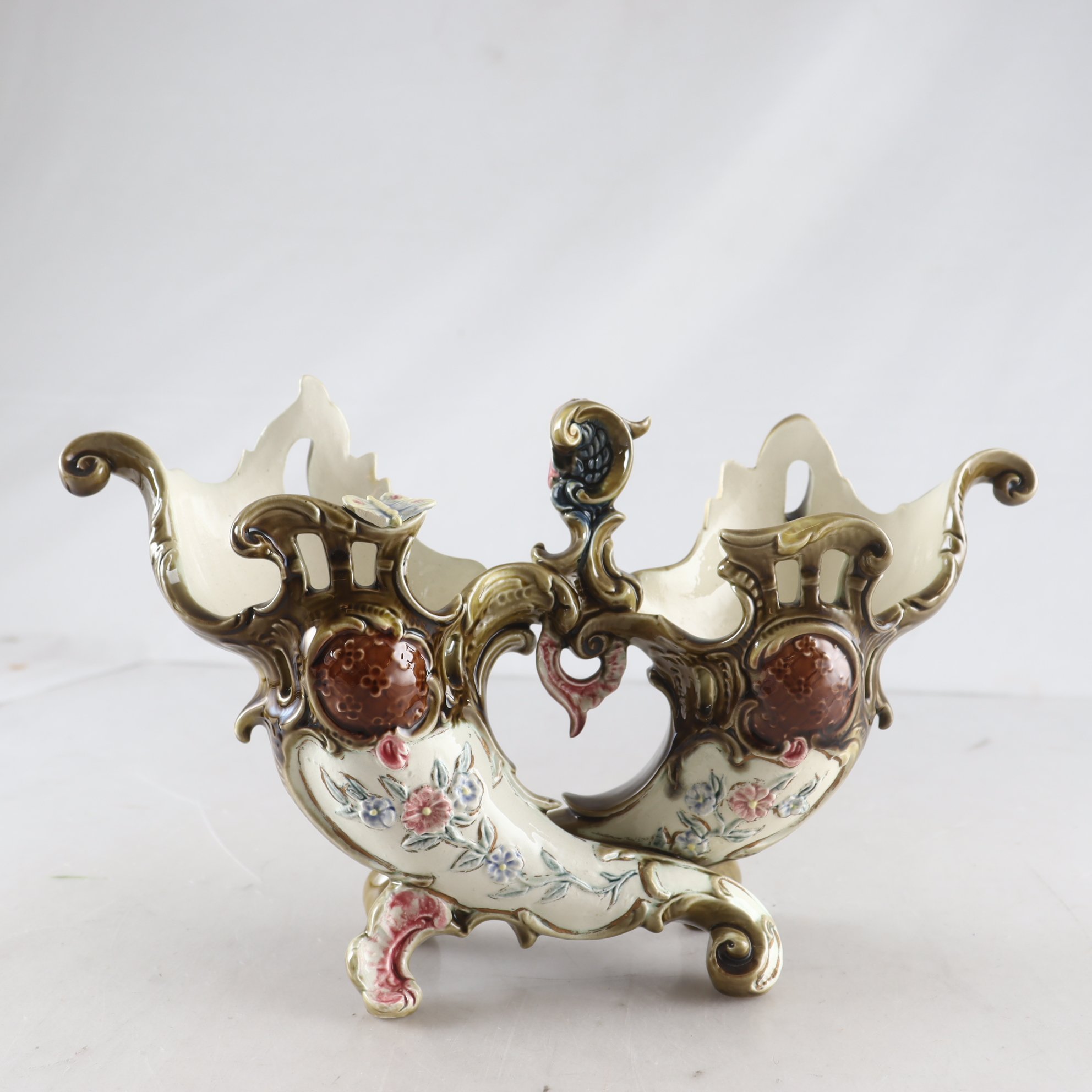 Jardiniére, majolika, Tyskland, 1800/1900-tal