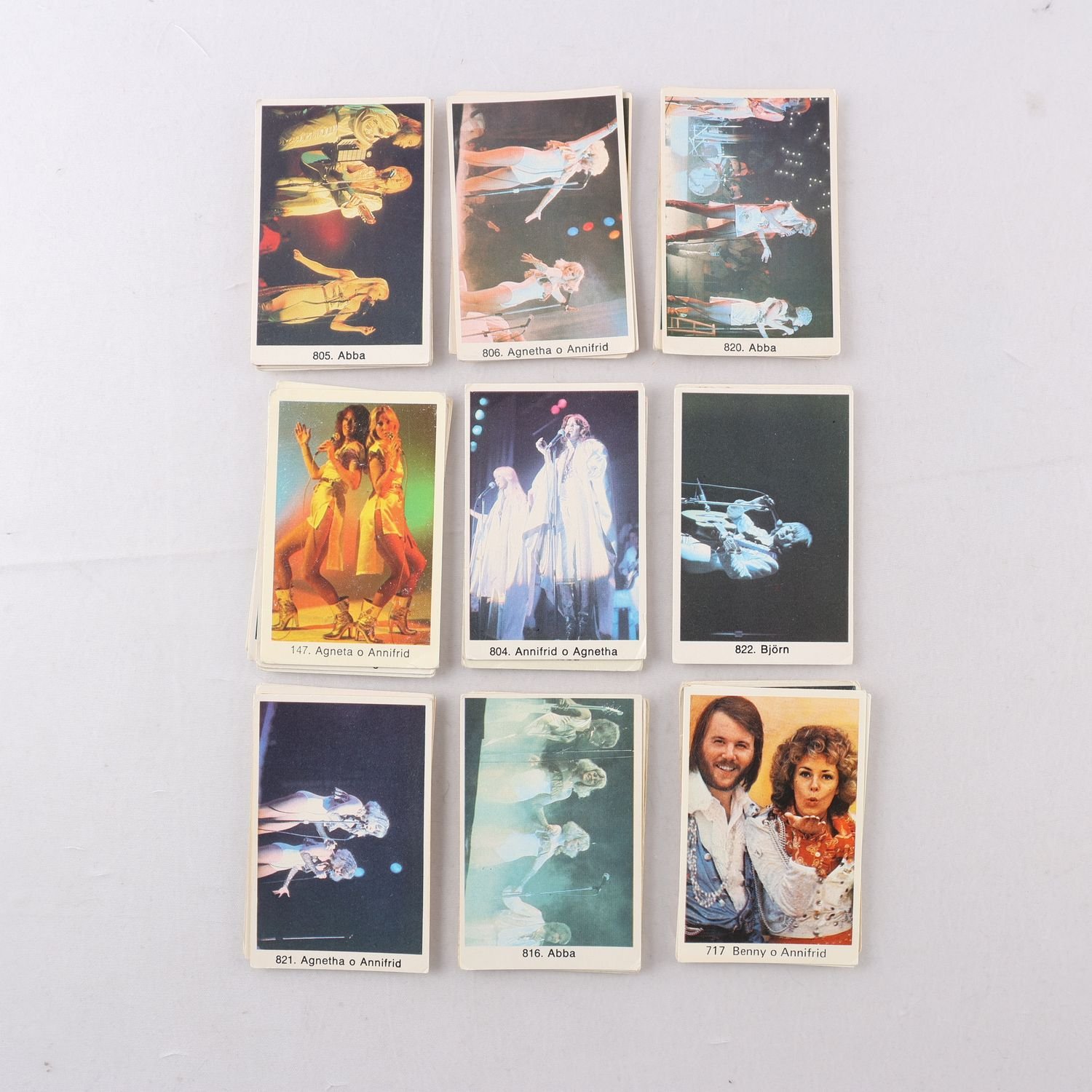 Samlarkort, ABBA, ca 30 st