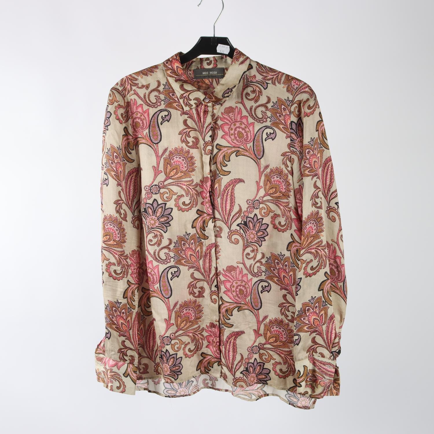 Blus, Mos Mosh, beige, mönstrad, stl. S