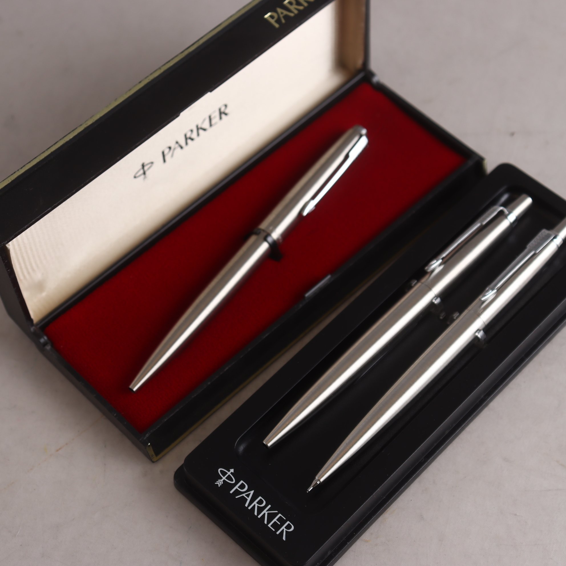 Pennor, rostfritt stål, Parker, 3 st